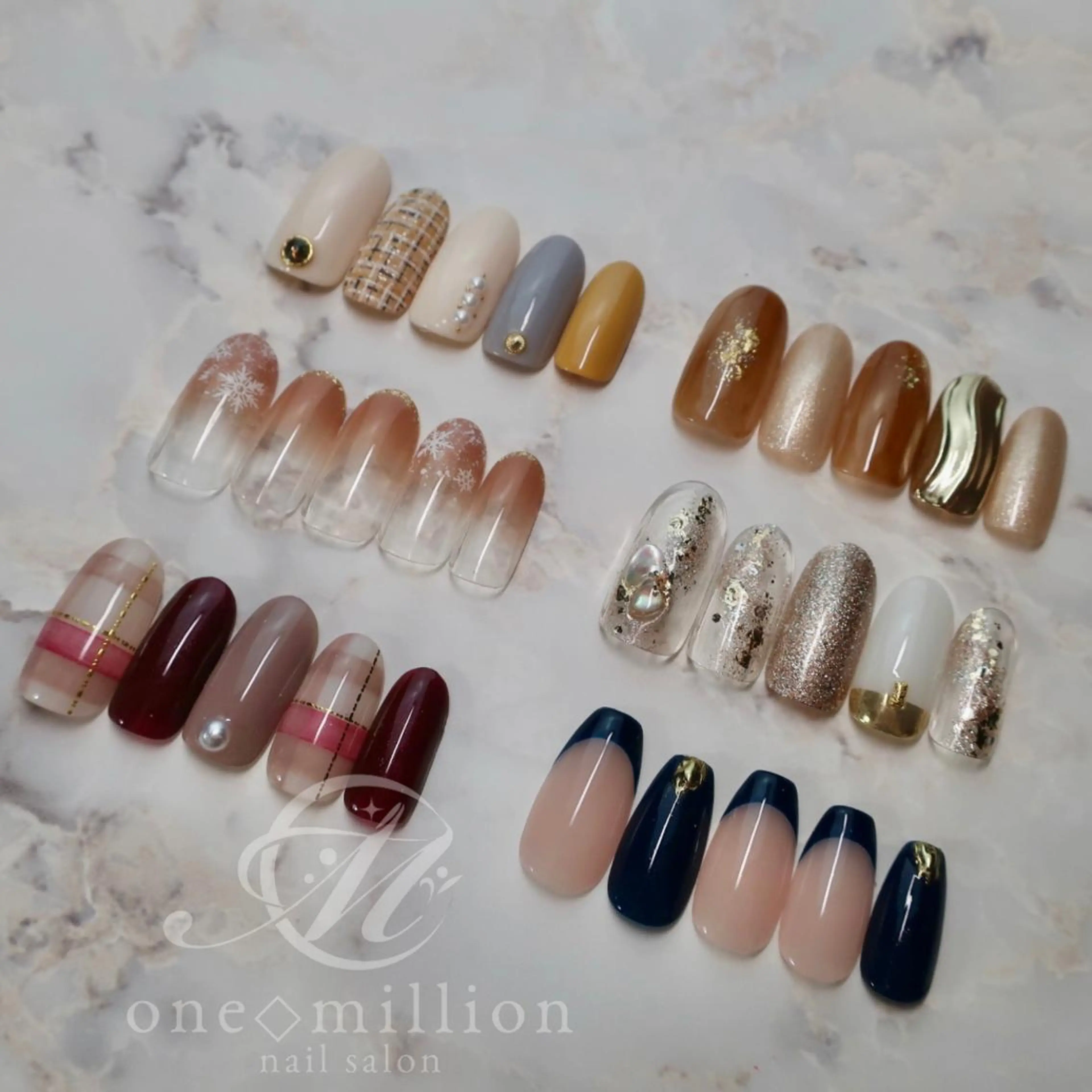ネイル ハンドネイル nail salon ワンミリオンのネイルデザイン