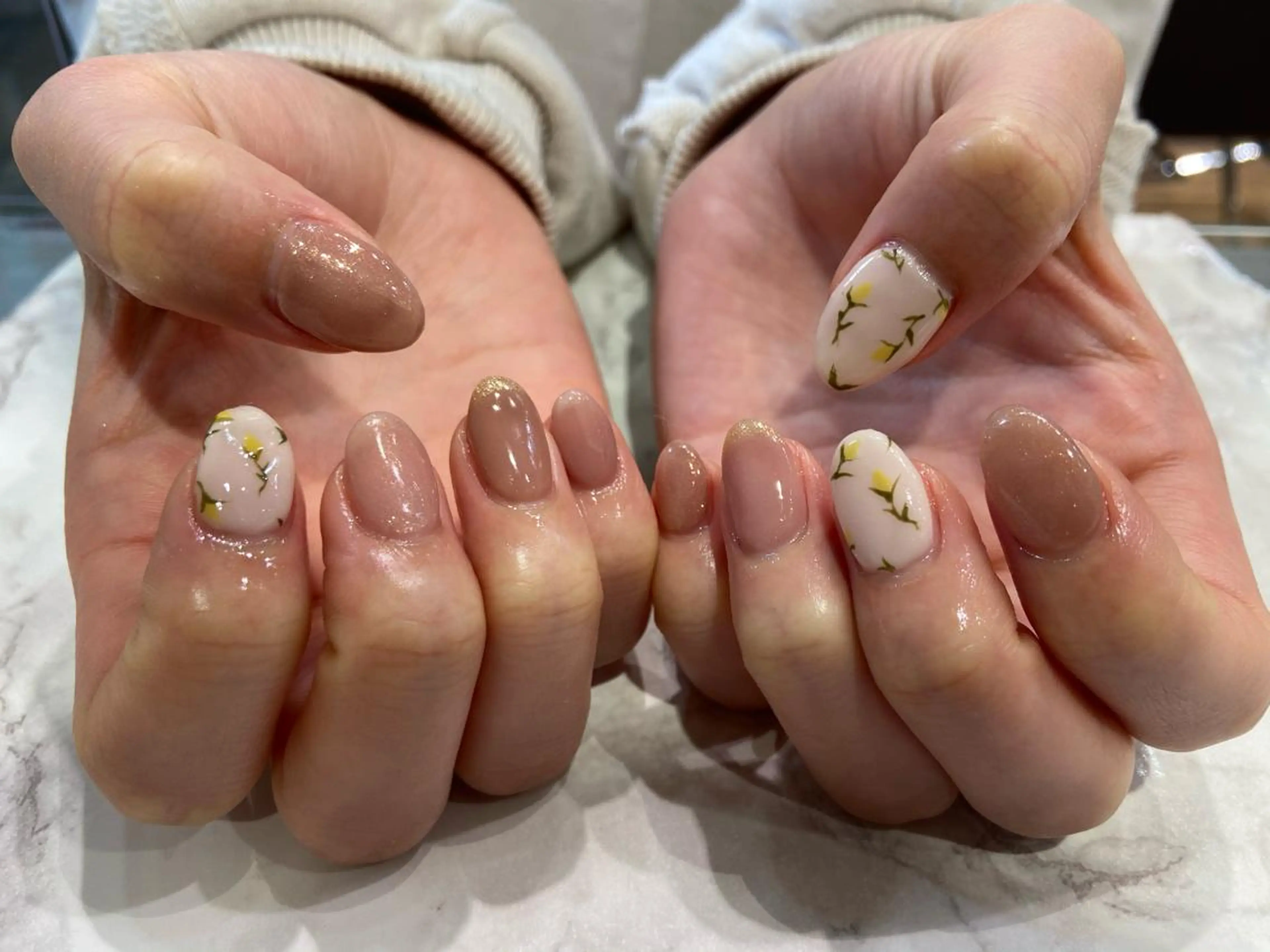 ネイル ハンドネイル 🧸プルエクステ❤︎ ネイルKAO🧸のヘアスタイル