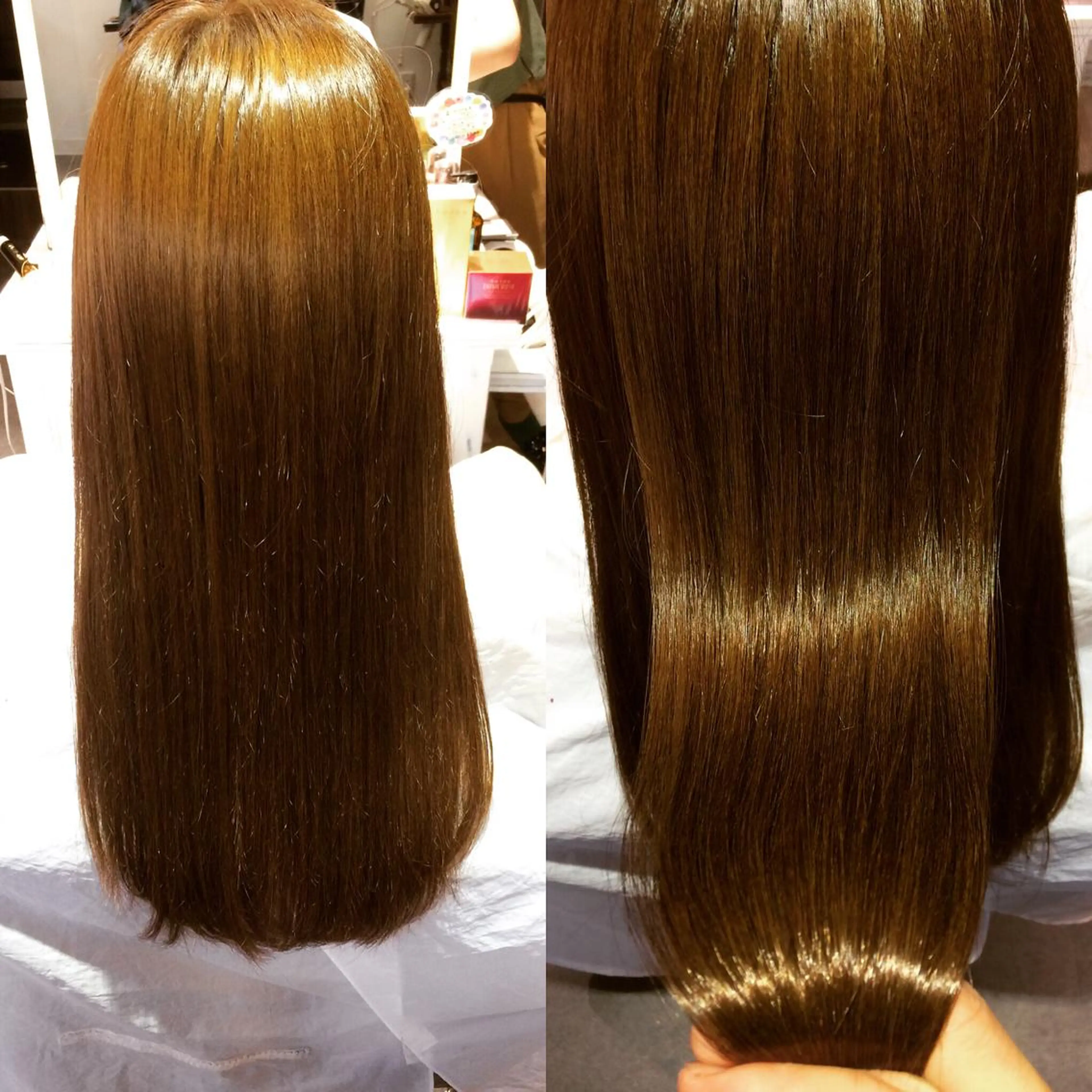 ロング カラー CHAINON 近鉄奈良店のヘアスタイル