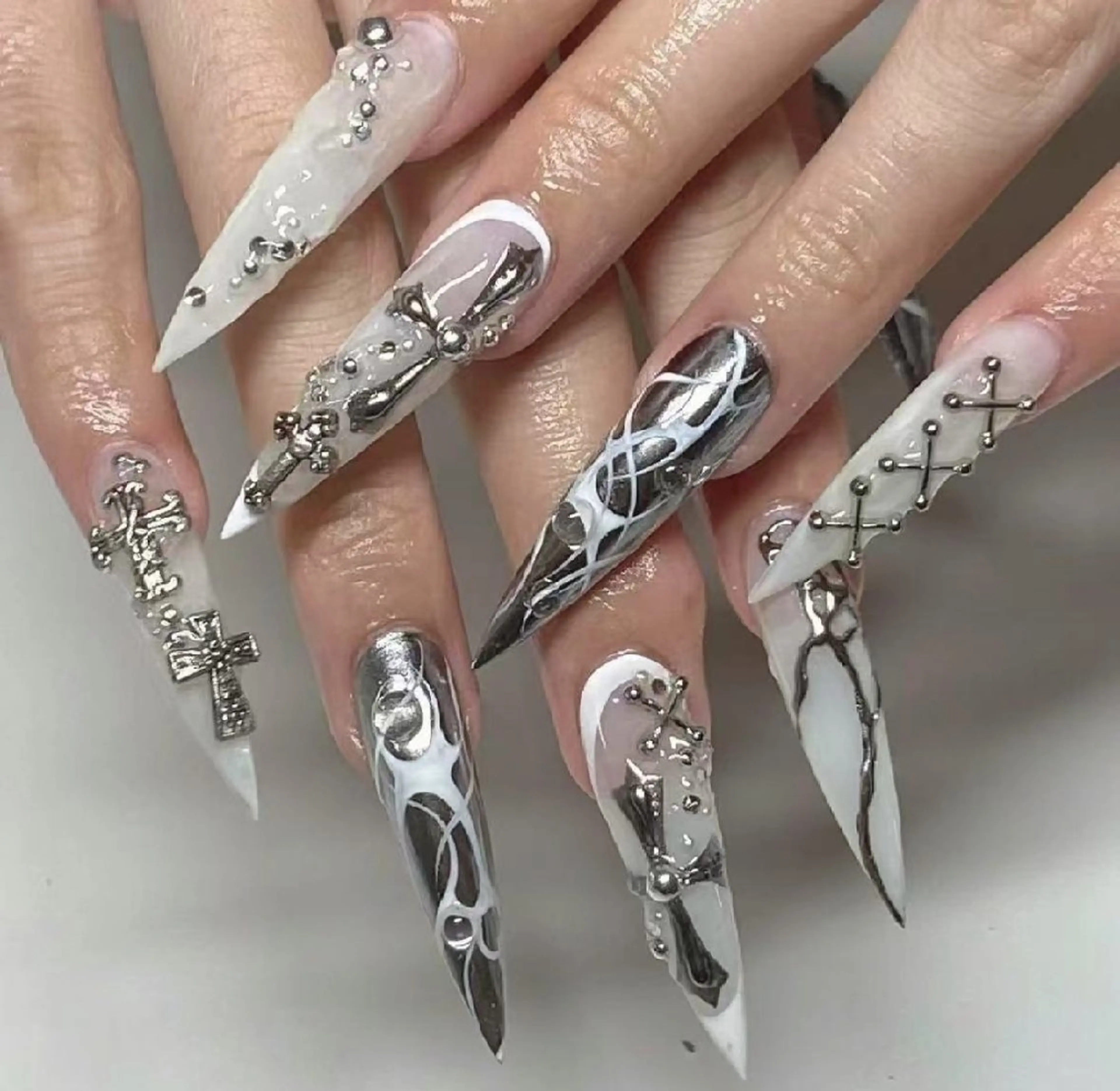 ⋆˙♡✨チップ長さ出し＊ゴージャンス！つけ放題の写真