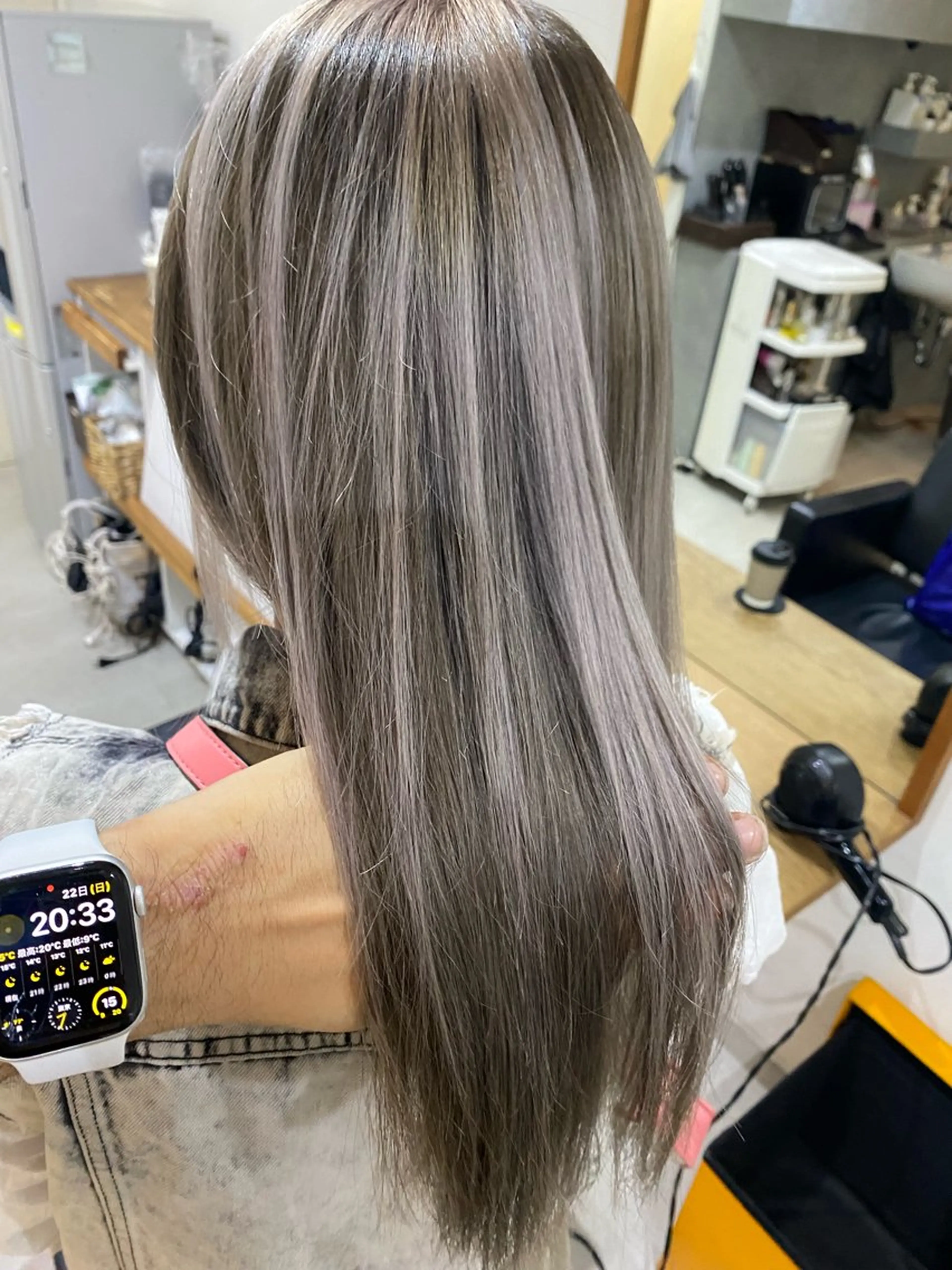 ロング カラー 銀座⚜️【脱白髪染め 美髪矯正】トグチのヘアスタイル