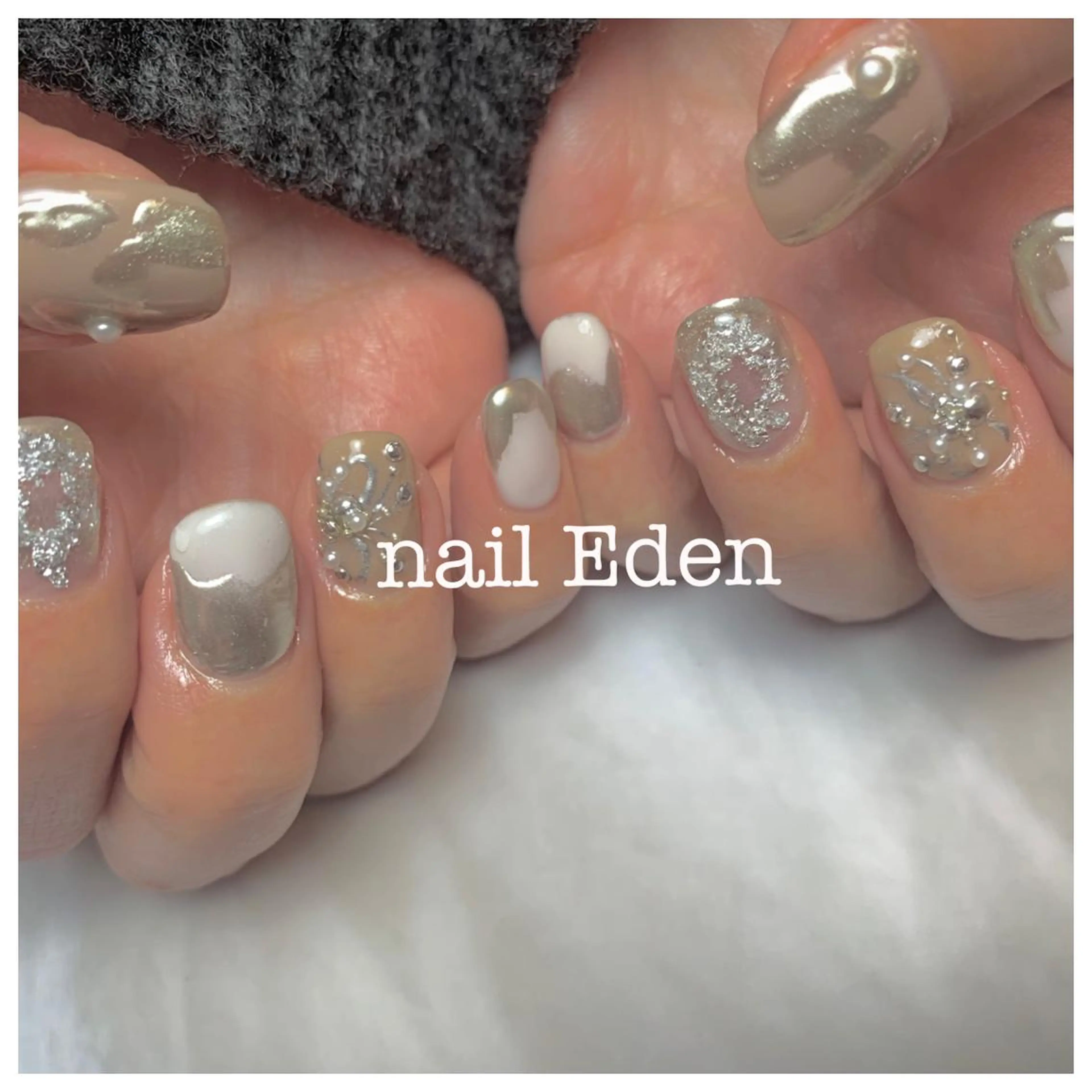 ネイル 持ち込み ハンドネイル ハンドケア Eden　private nail saron所属・Eden ♾️のネイルデザイン