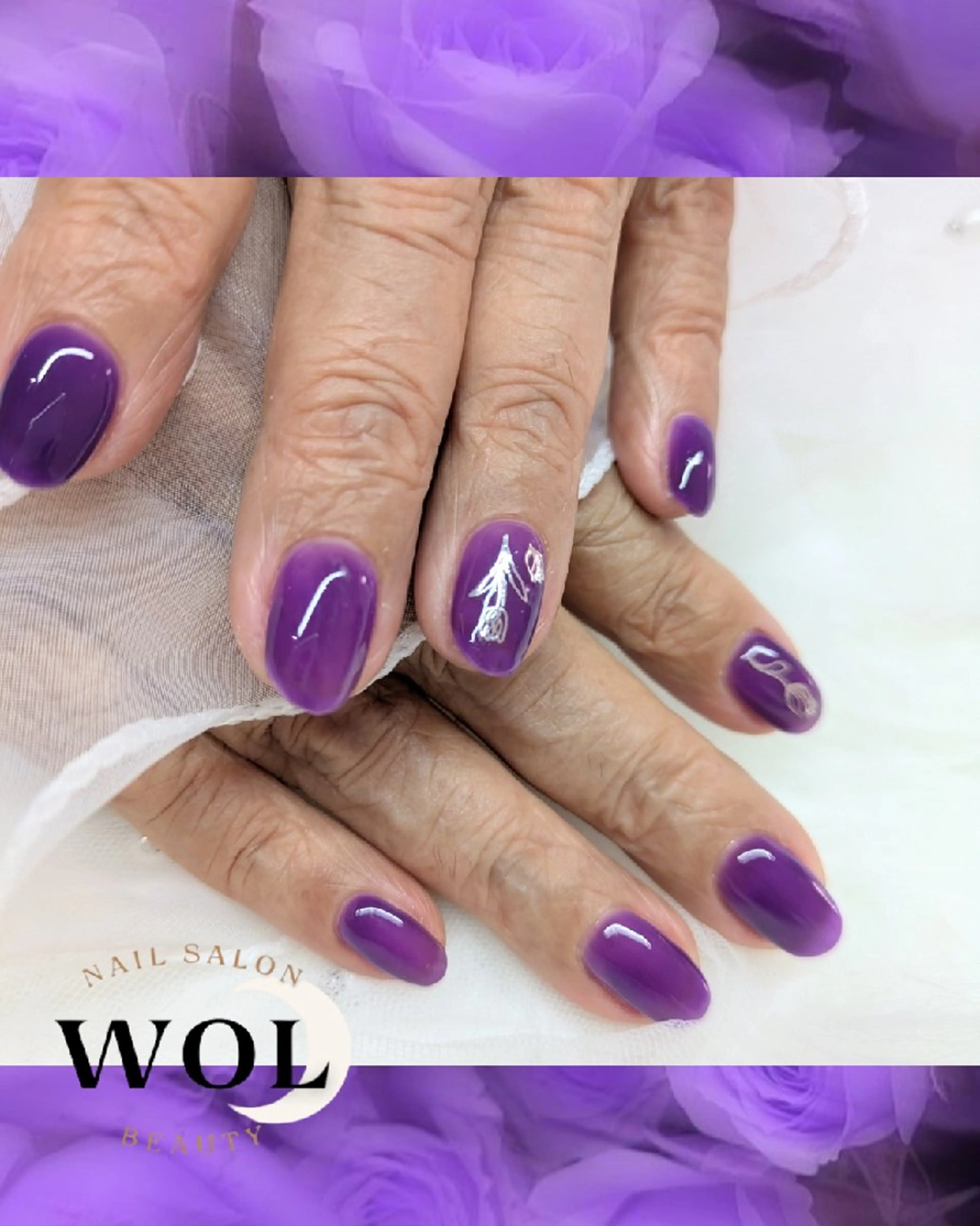 ネイル ハンドネイル nailsalon🌙WOL所属・WOL🌙 momokoのネイルデザイン