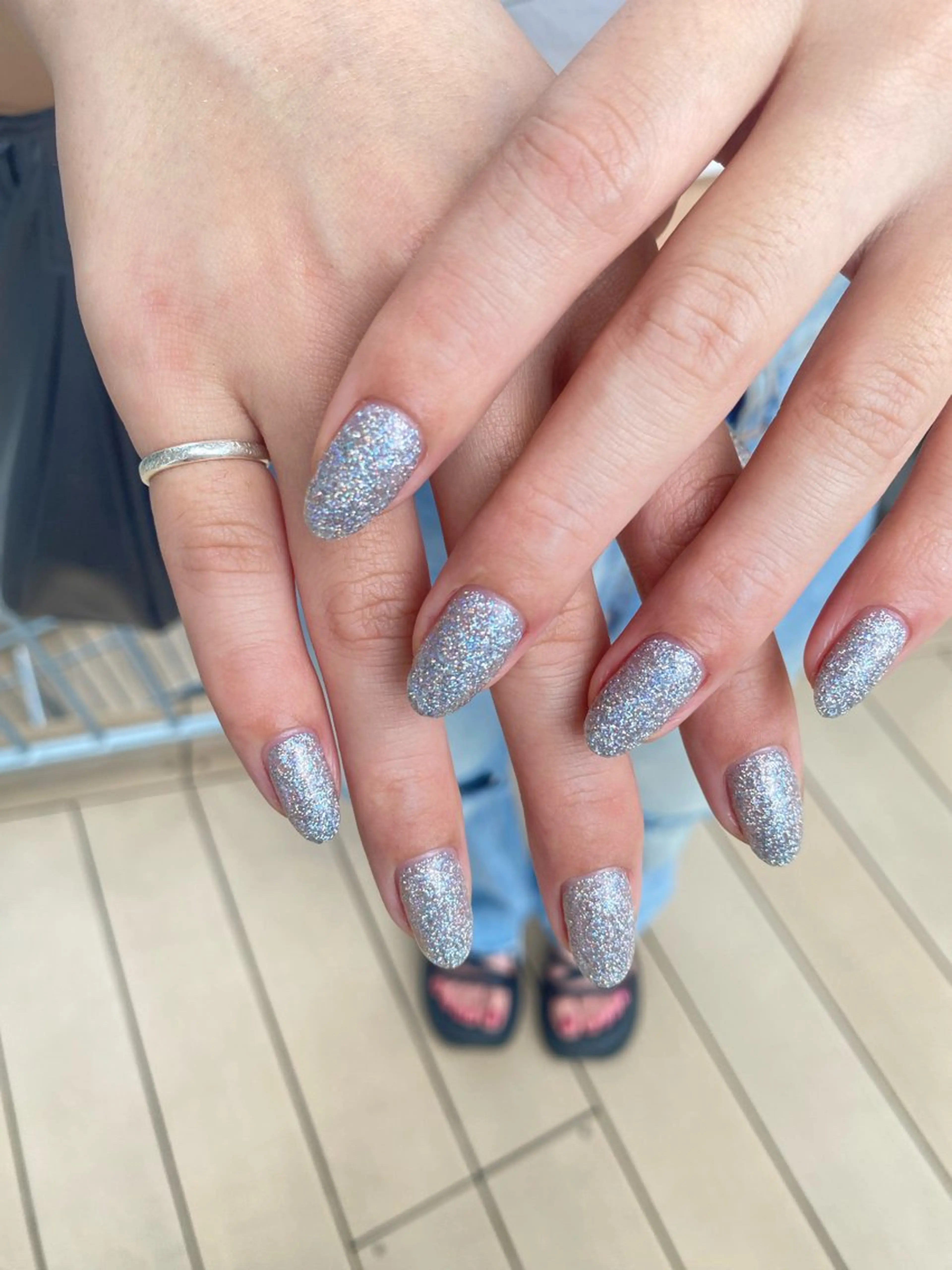 ネイル ラメ(グリッター) ワンカラーネイル the 25 Nail & Cafe所属・25nail Erikaのネイルデザイン