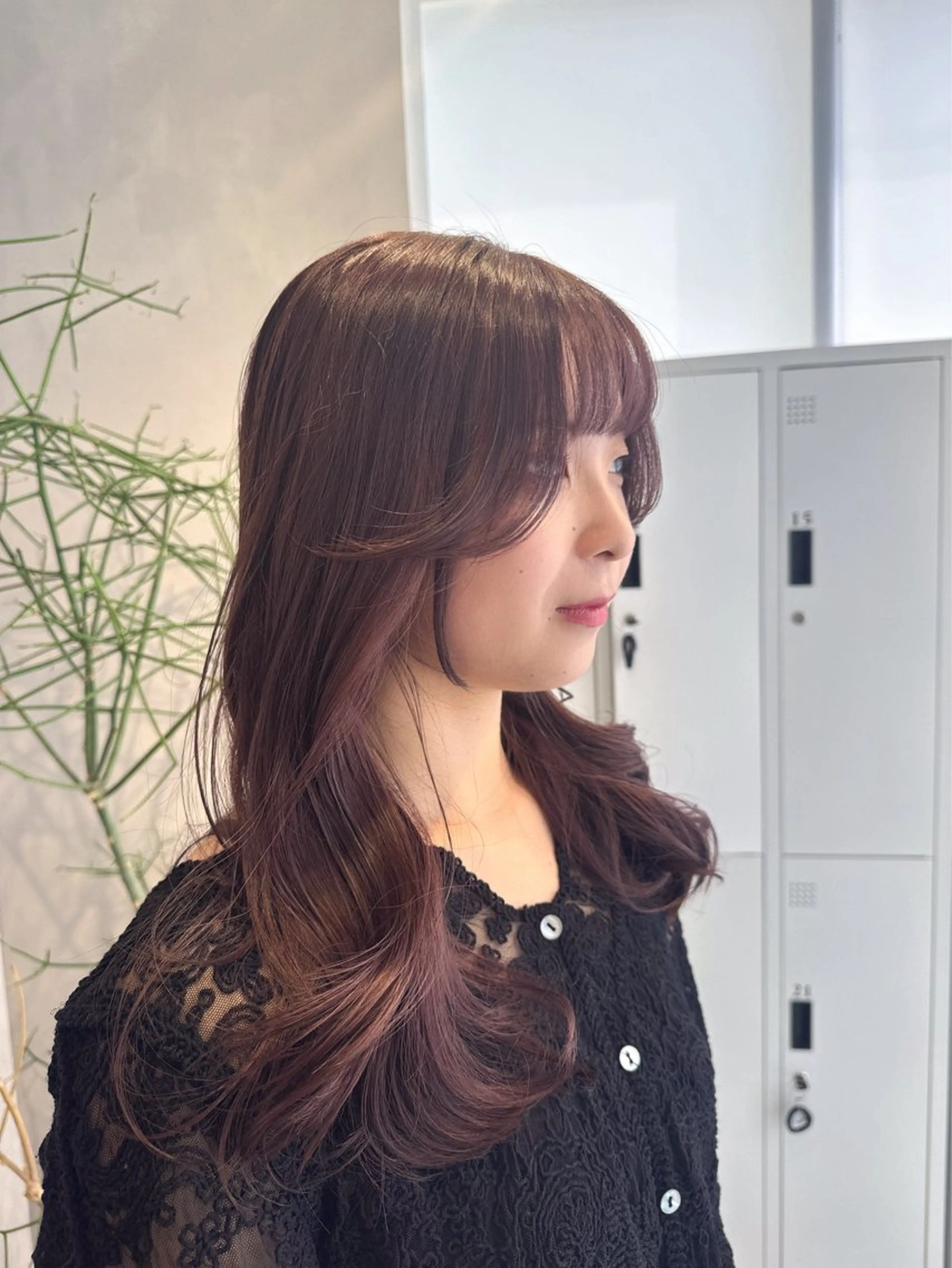 カラー ブラウンカラー バイオレットカラー バイオレットブラウン 透明感カラー✨艶髪 制作🌱山根あゆみのヘアスタイル