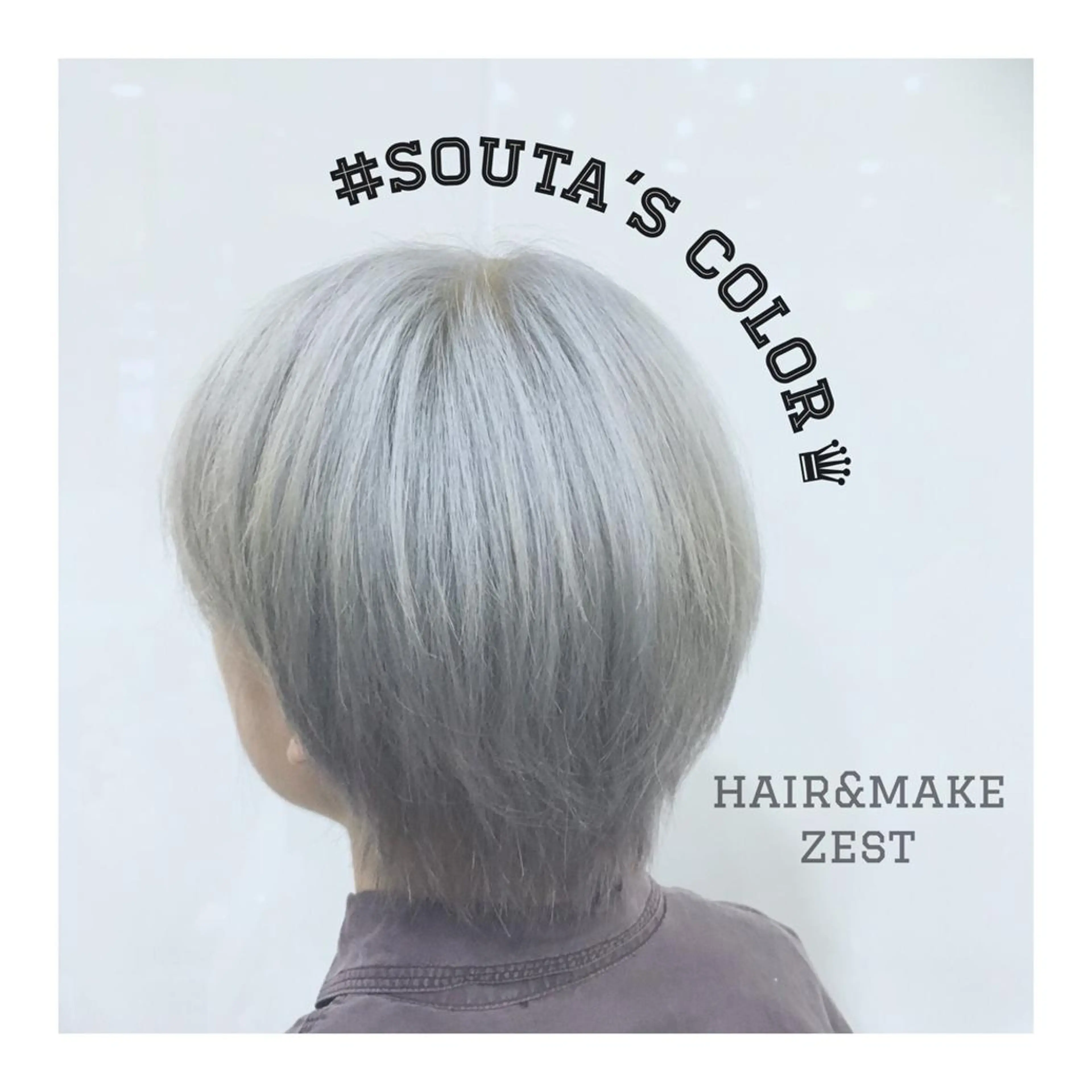 ショート カラー ange☞ soutaのヘアスタイル