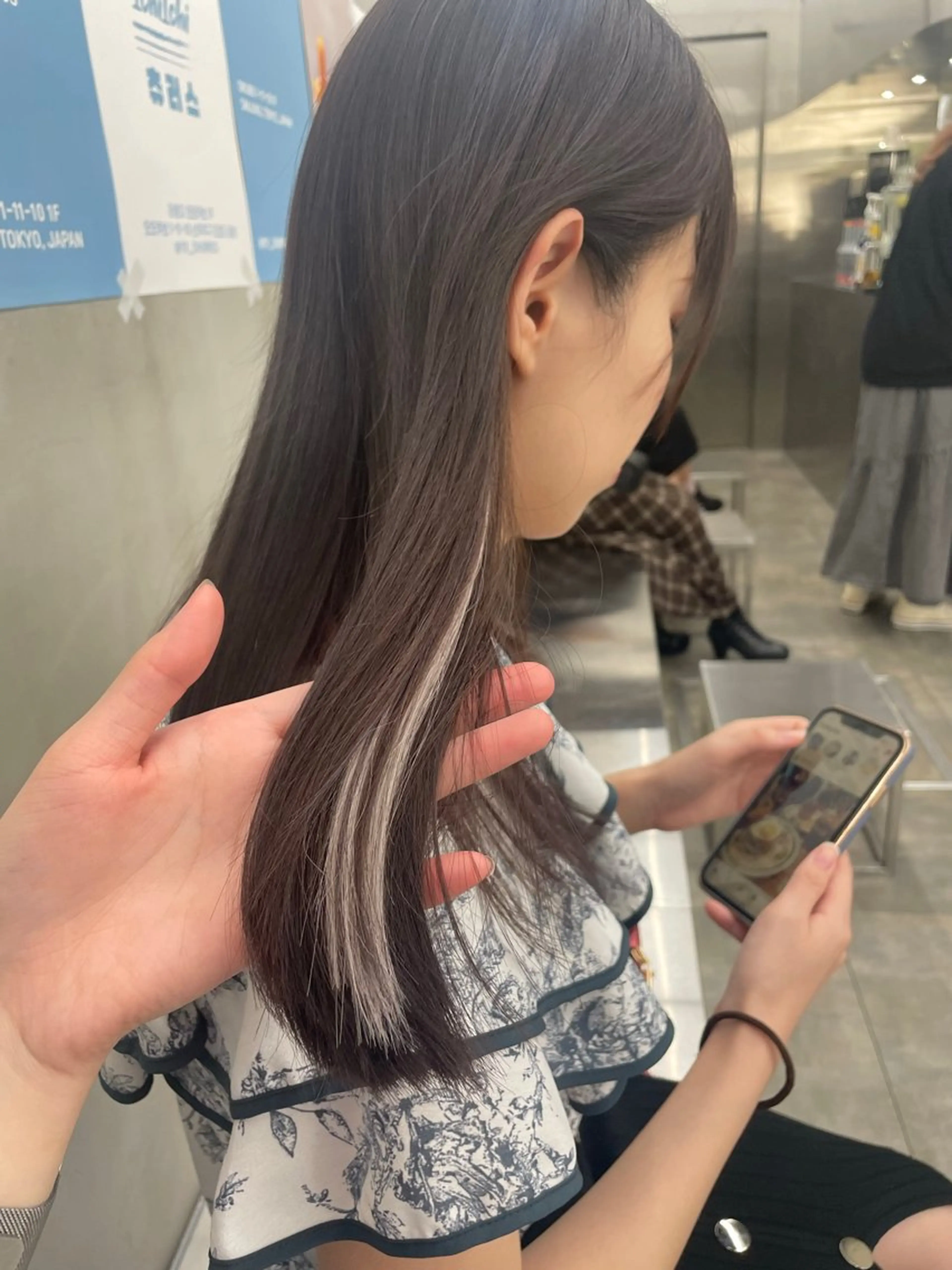 ロング ヘアカラー トリートメント ♡似合わせハイトーン ♡maiのヘアスタイル