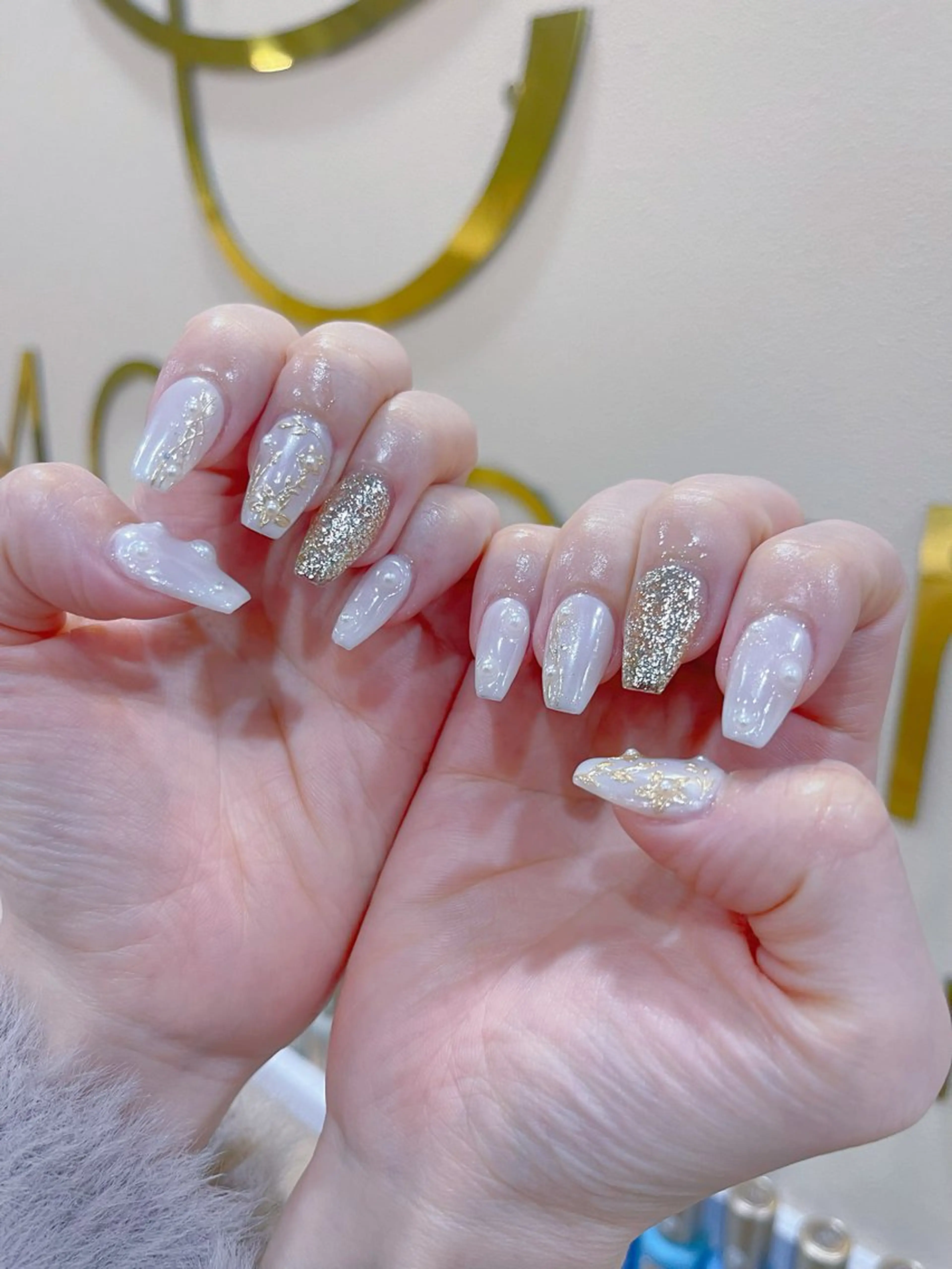 ネイル ハンドネイル MQueen ネイルサロンマルのネイルデザイン