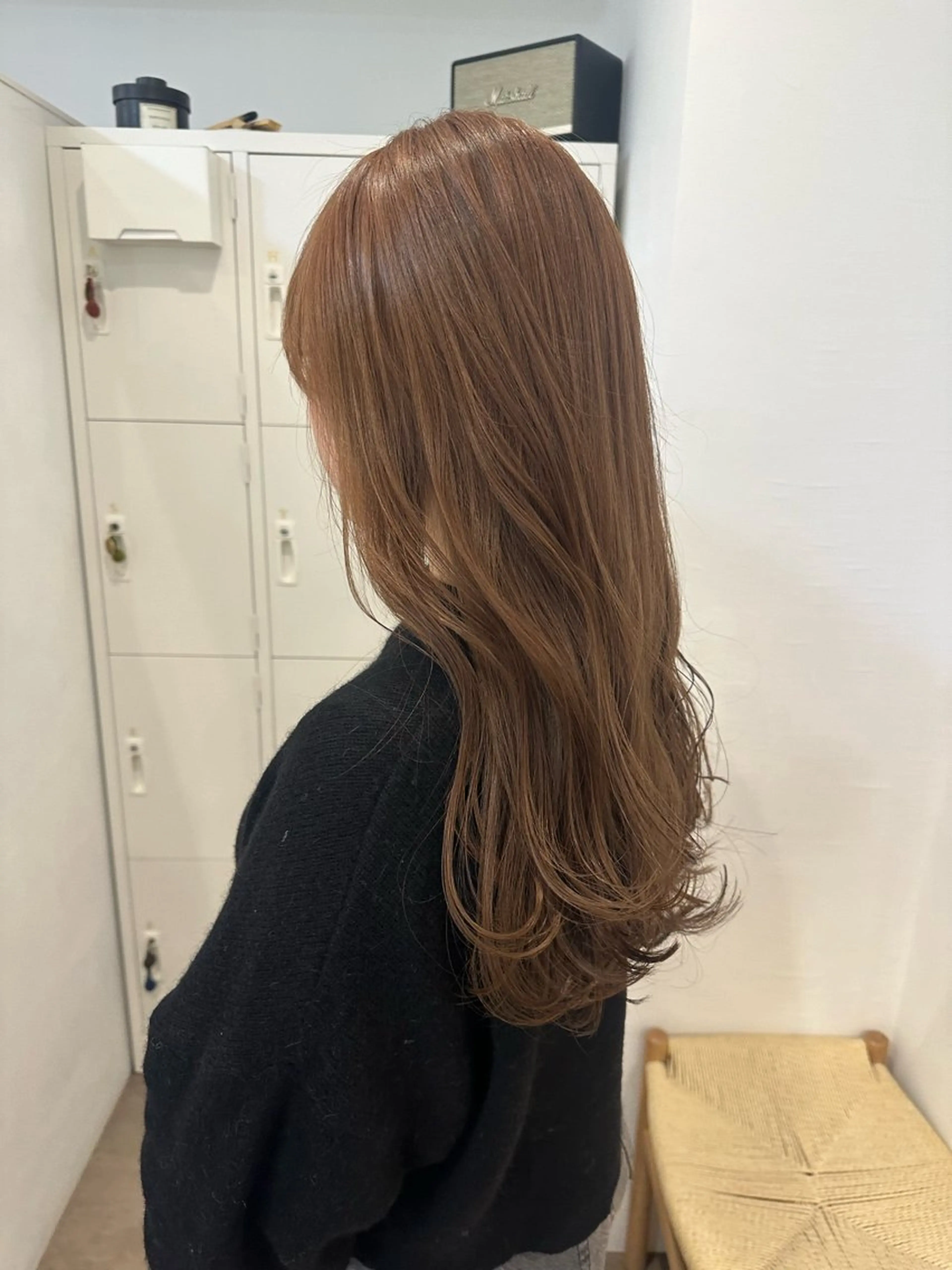 ロング カラー ヘアカラー トリートメント 梅田/柔らかカラー/ オオハシ リナコのヘアスタイル