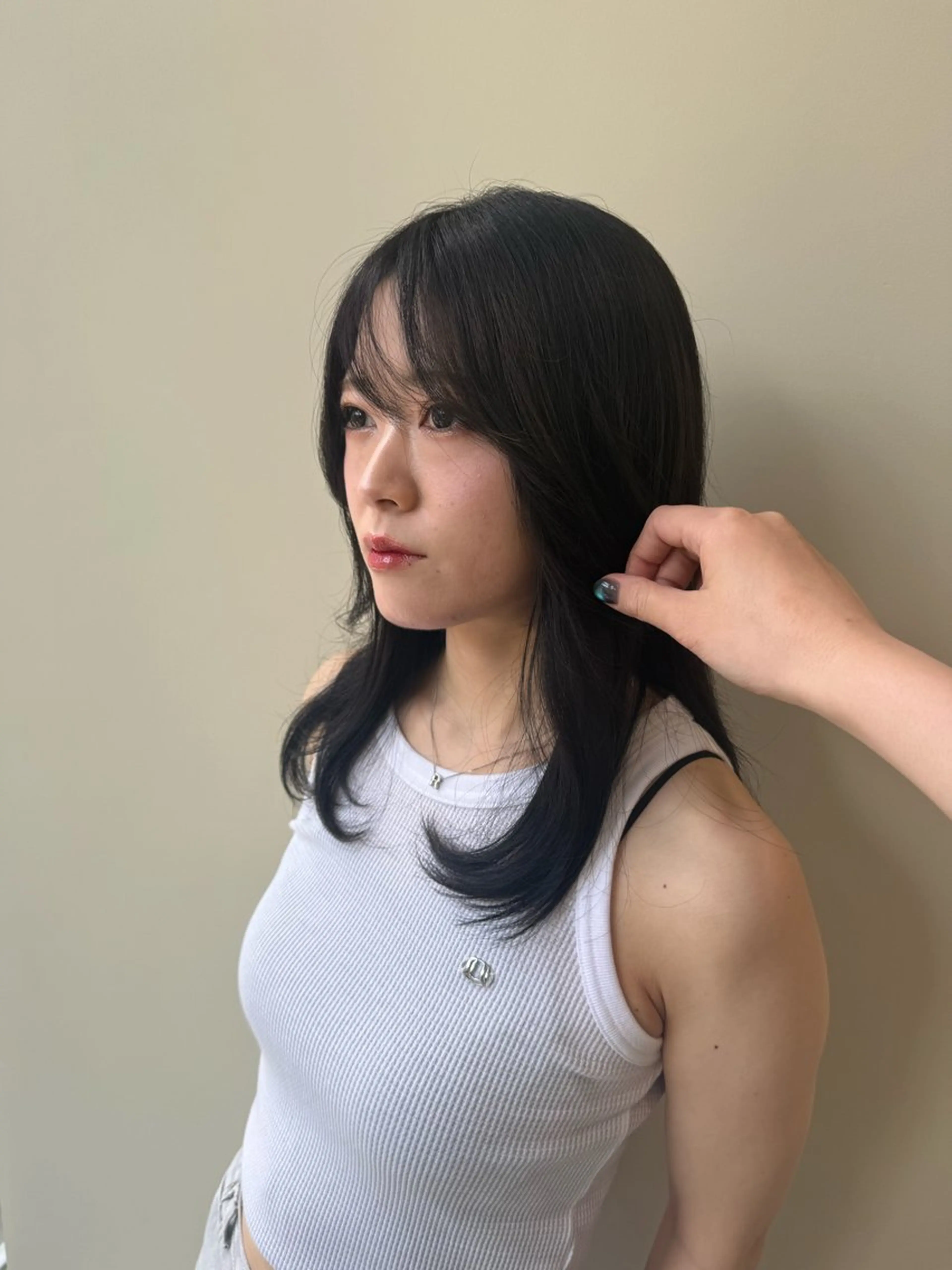 セミロング カラー ヘアカラー トリートメント 🩶 AIRA / 透明感カラー 🩶のヘアスタイル