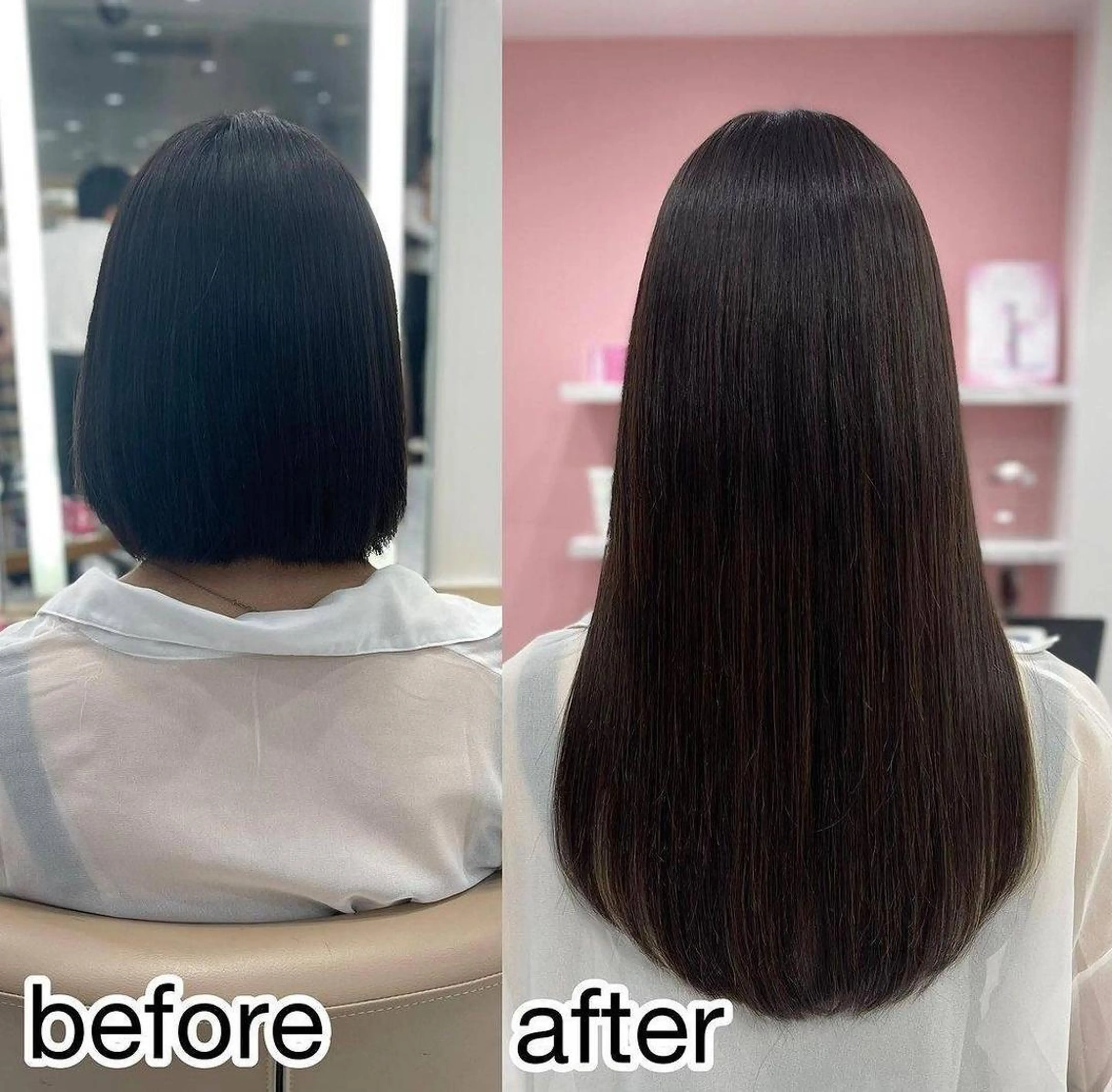 セミロング 💎地域最安値💎 エクステ専門店🎀のヘアスタイル