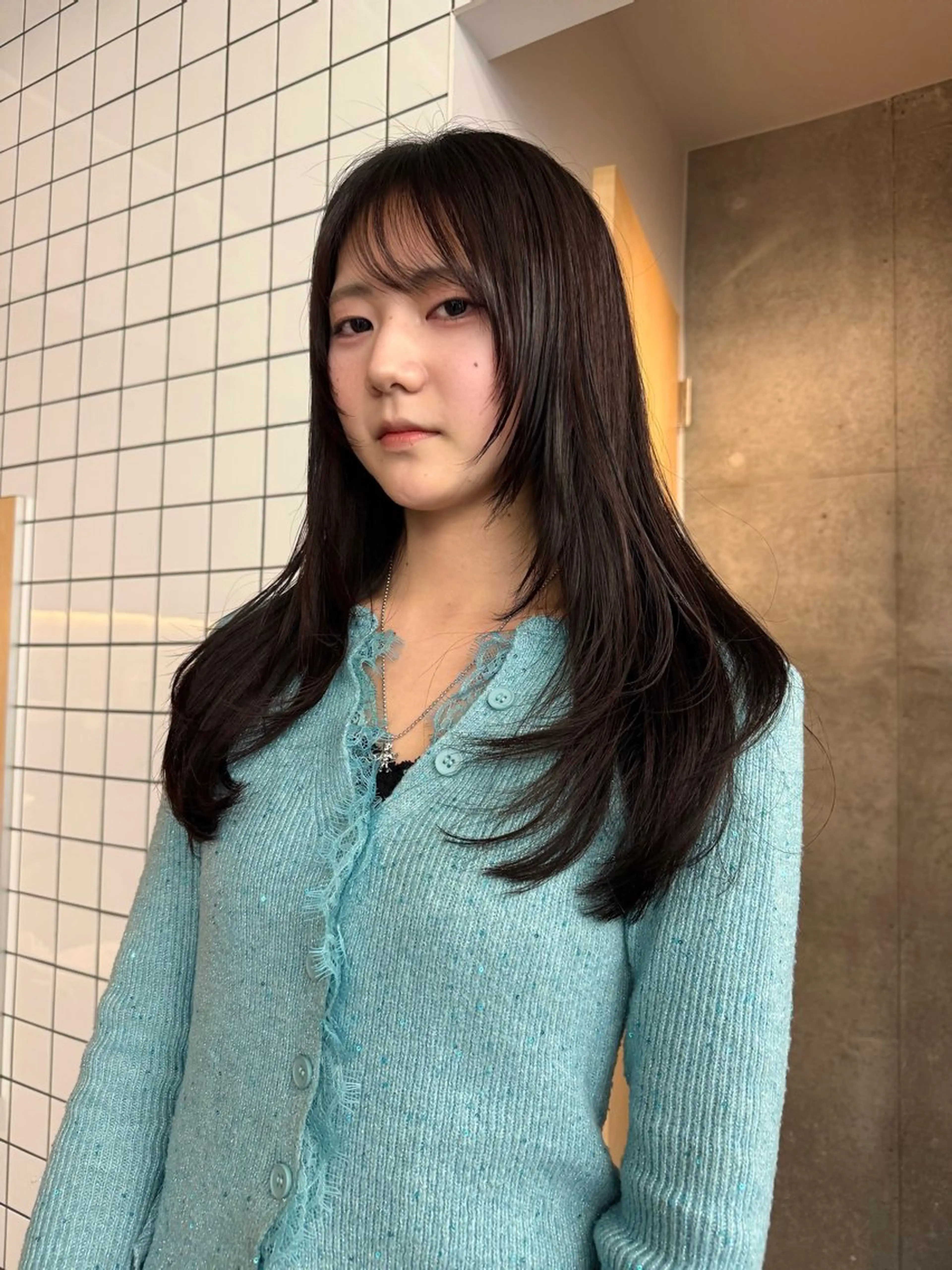 ロング レイヤーカット 横浜カットモデル🎀 /chihiroのヘアスタイル