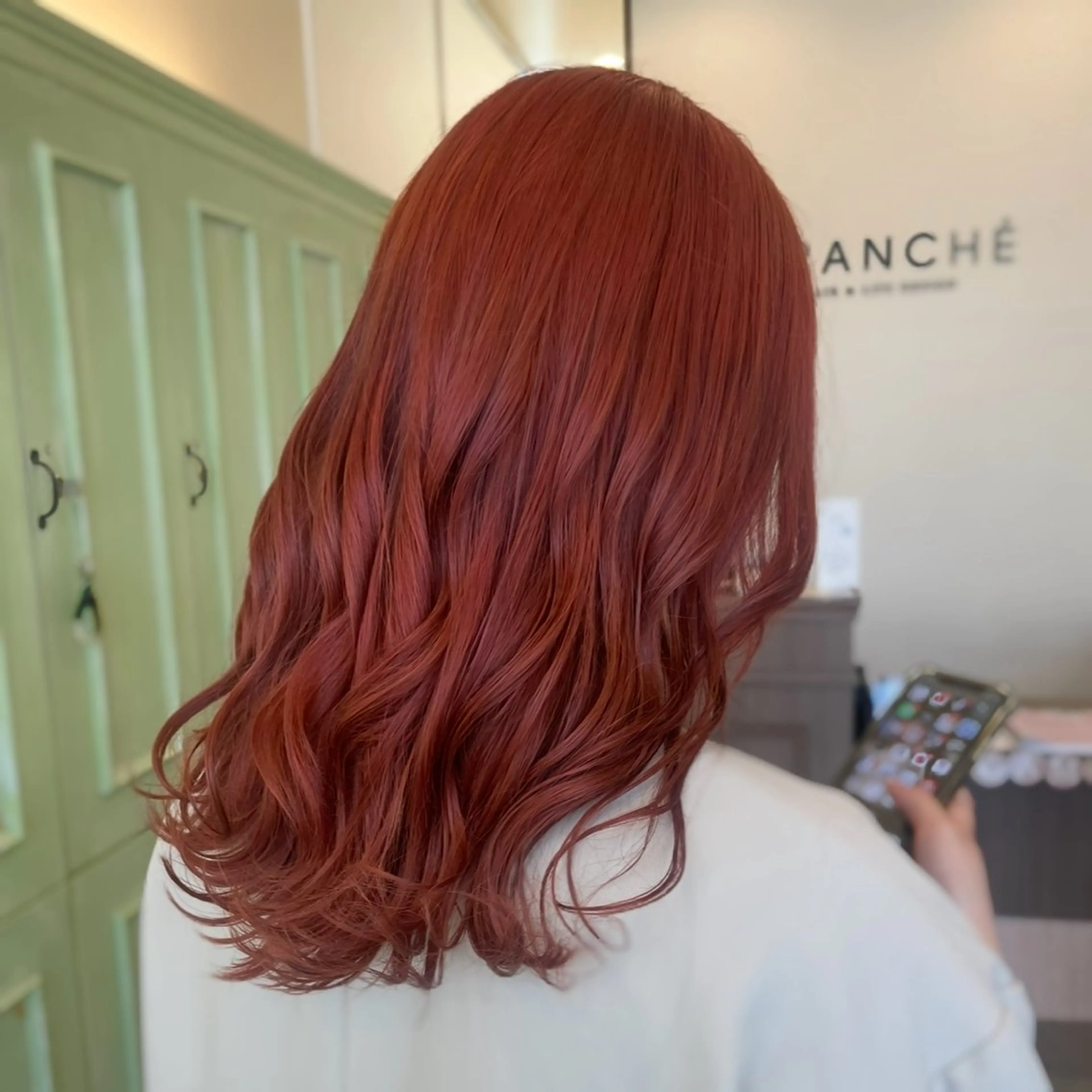 ミディアム ヘアカラー BRANCHÉ 高蔵寺☘️ねねほ☘️のヘアスタイル