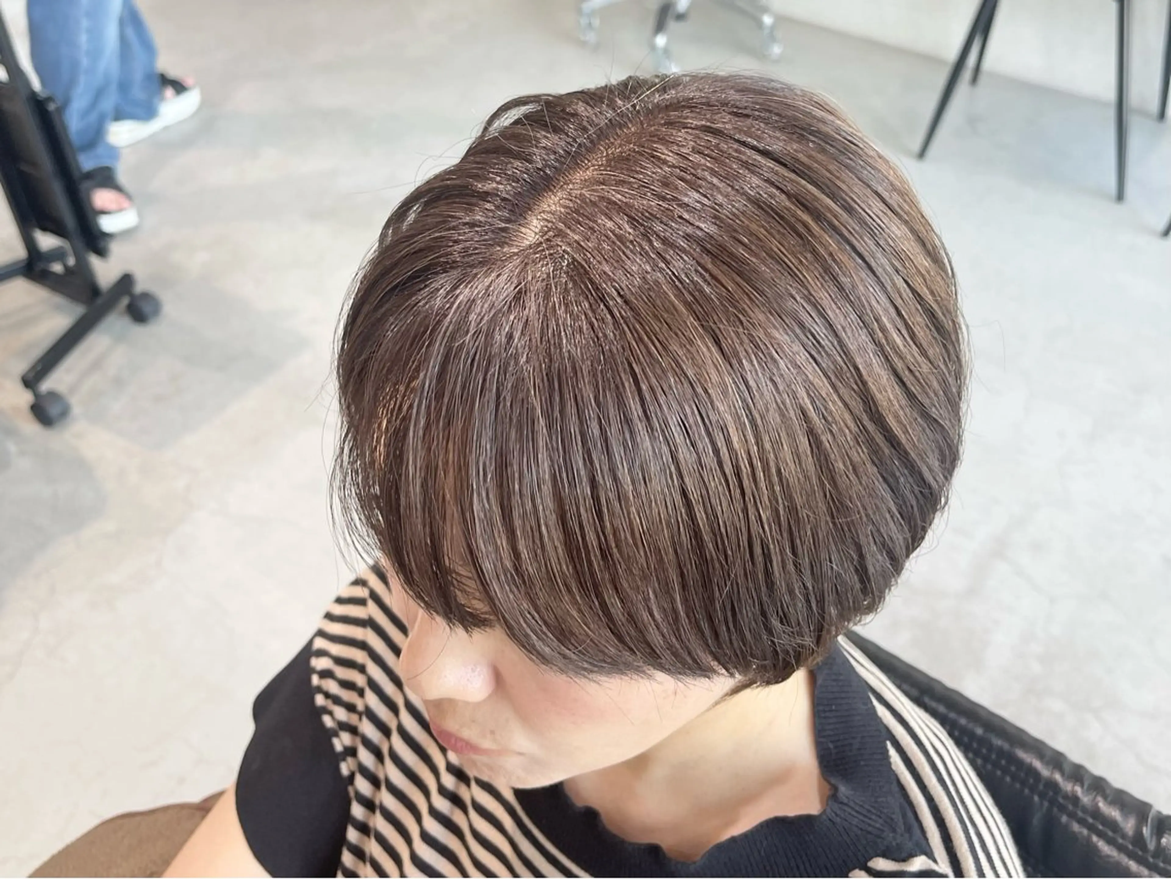 ショート カラー カット ヘアカラー トリートメント ⭐︎白髪のお悩み 解決します⭕️のヘアスタイル