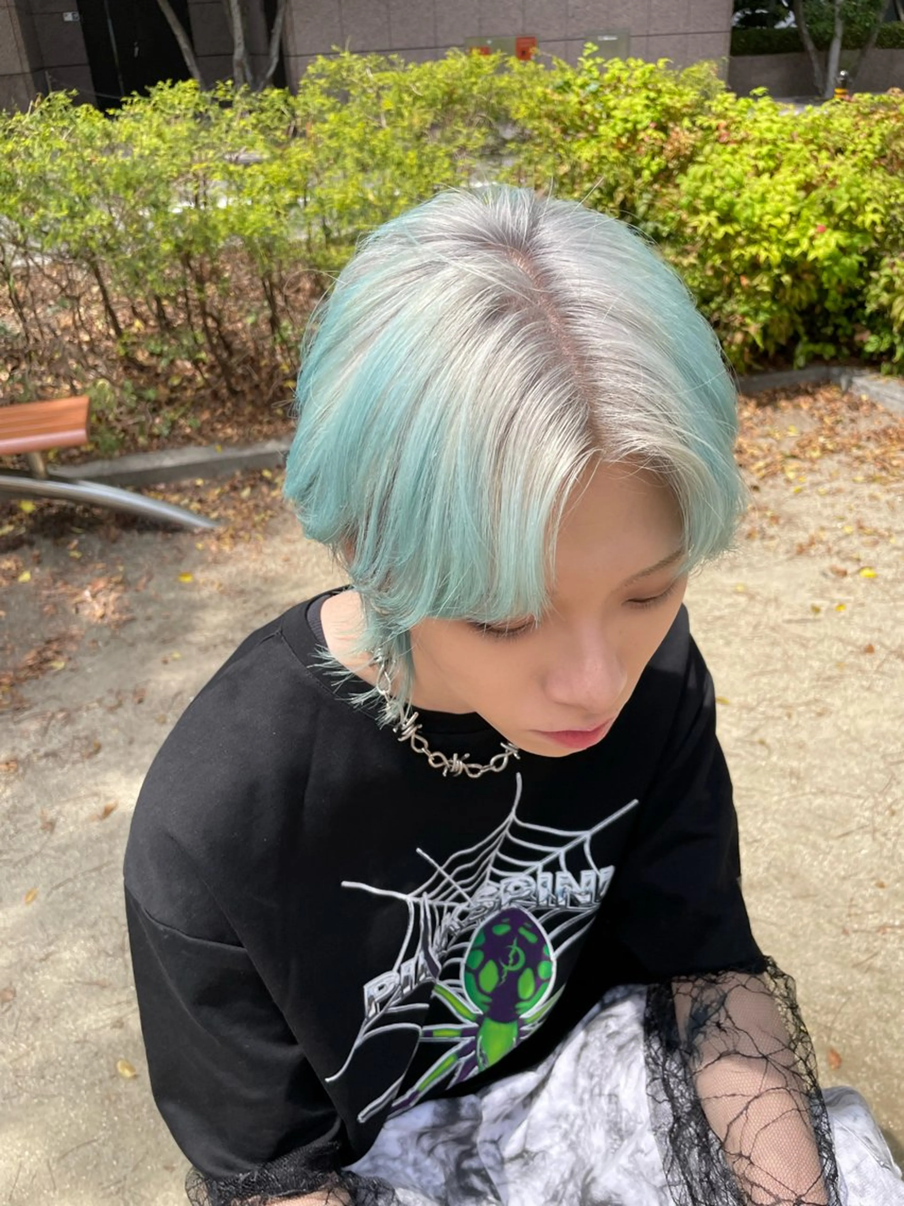 カラー CHROMAN by become所属・RYUKI/ 複雑履歴ハイトーンのヘアスタイル