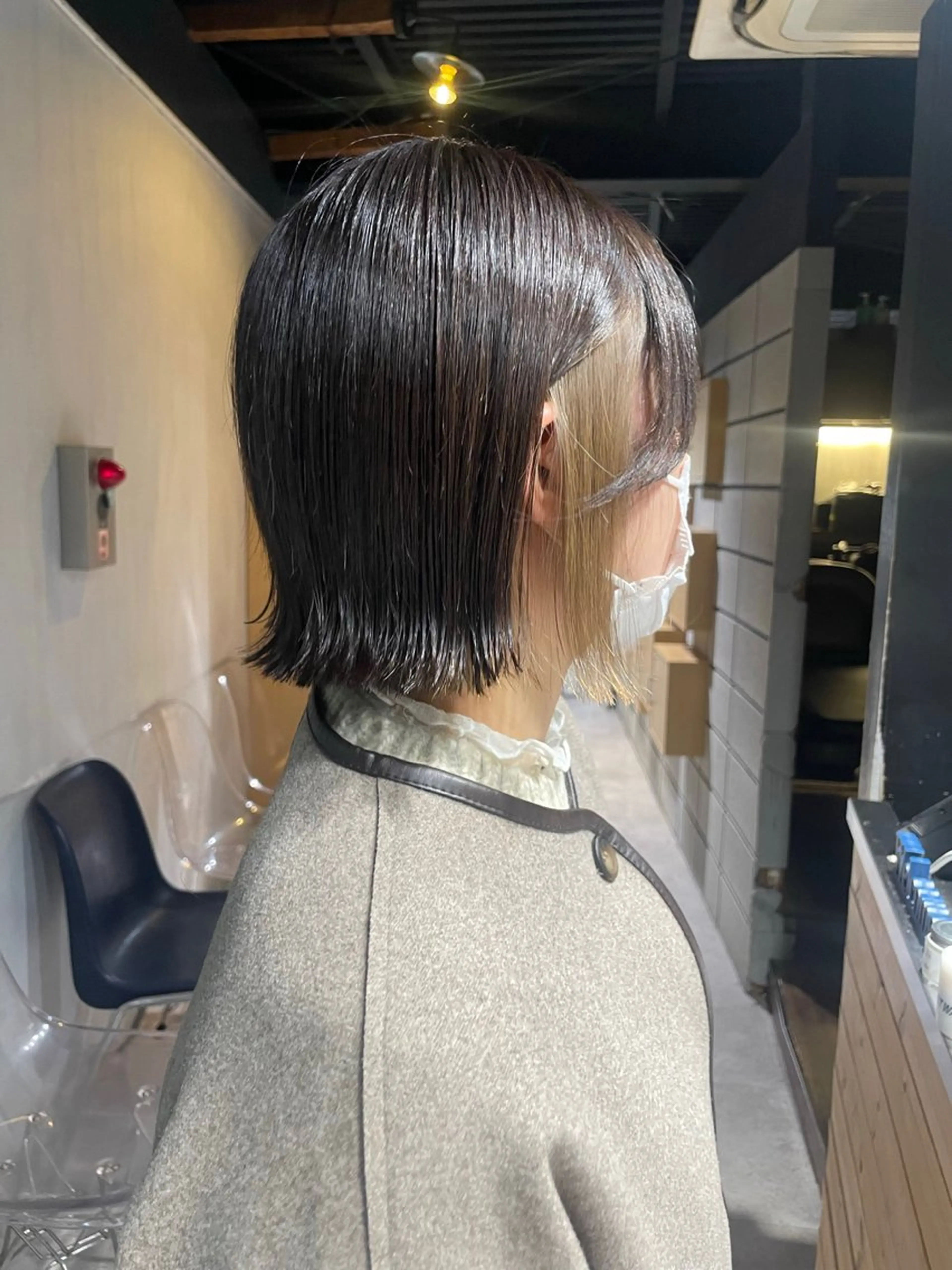 ショート カラー ヘアカラー トリートメント ヘッドスパ ヘアセット 🦋ハイトーンボブ ショート🦋トシキのヘアスタイル