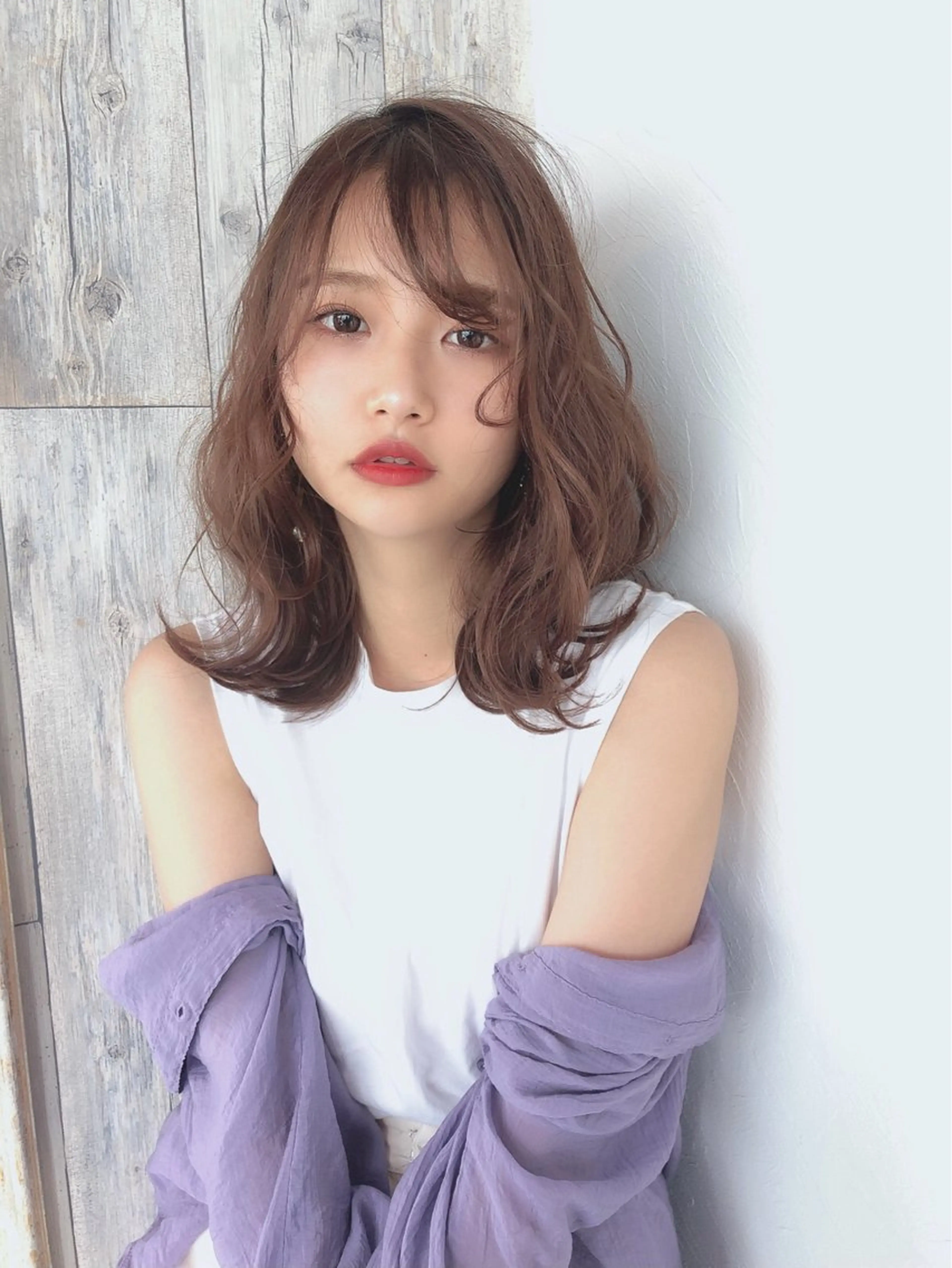 🩵ダメージケアカラー🩵髪質改善カラー+TOKIOトリートメントの写真