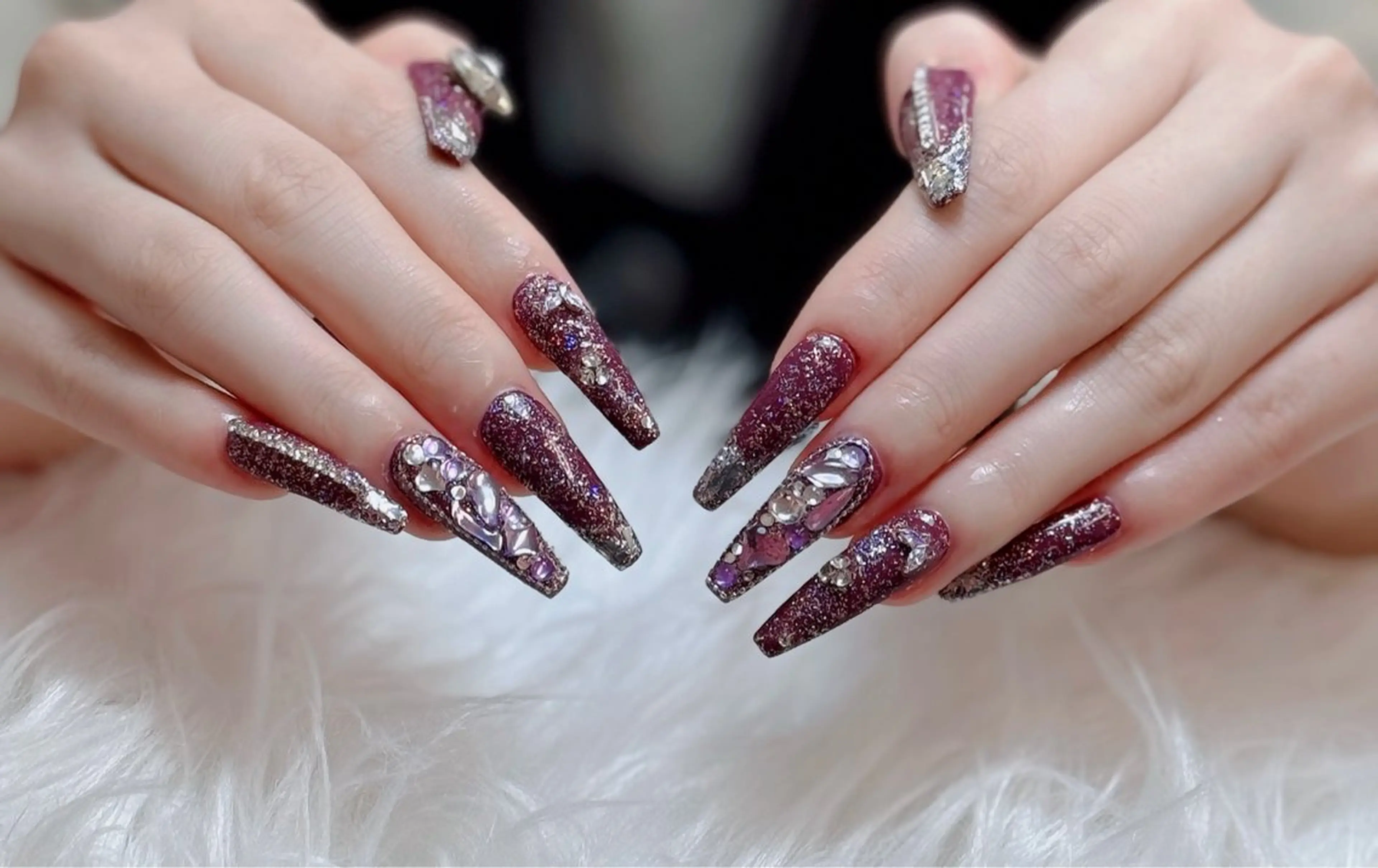 ネイル アートネイル フレンチネイル ジェルネイル 韓国ネイル マグネットネイル Lenie Shinokuboのネイルデザイン