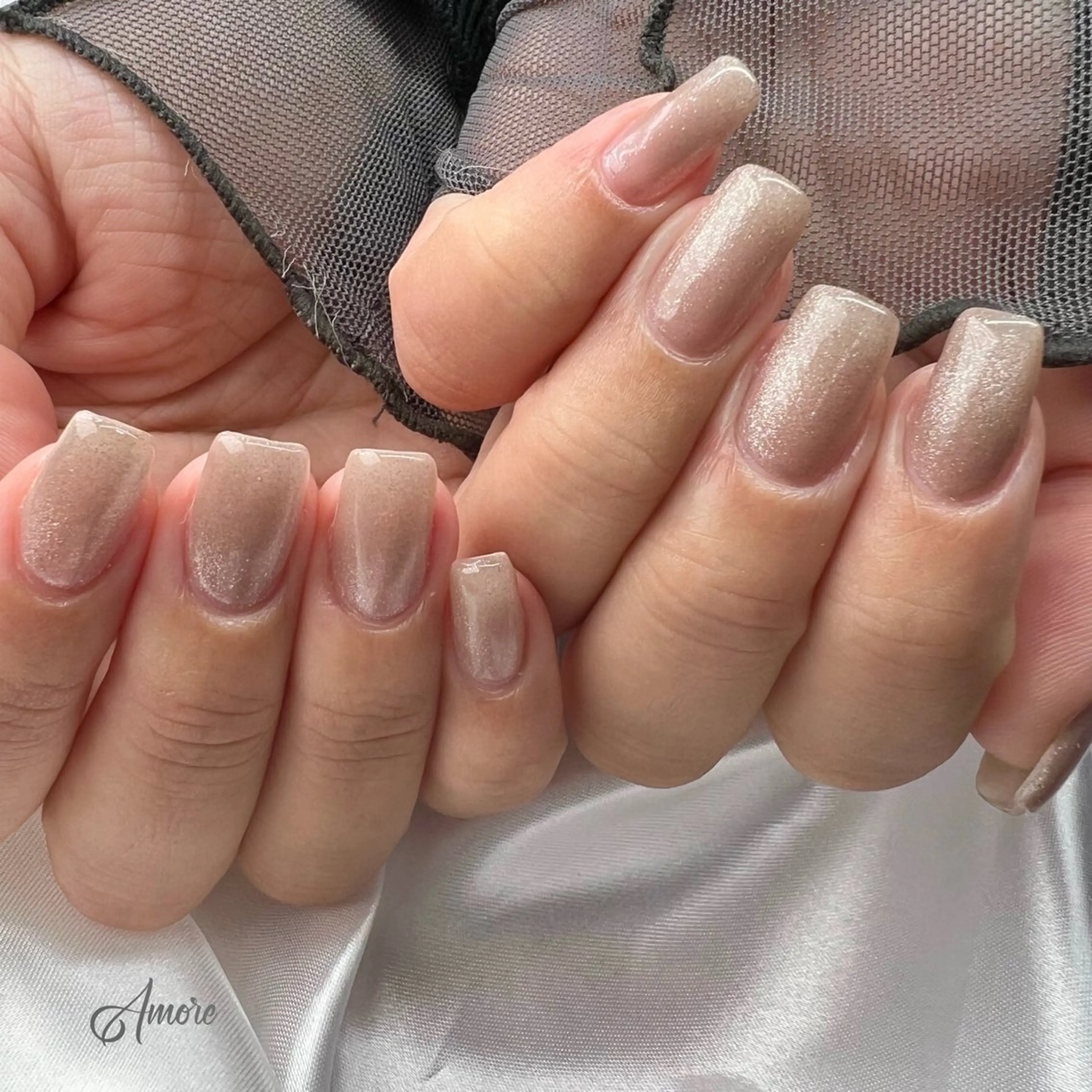 ネイル ジェルネイル キラキラネイル 韓国ネイル パラジェル 冬ネイル You kyehwaのネイルデザイン