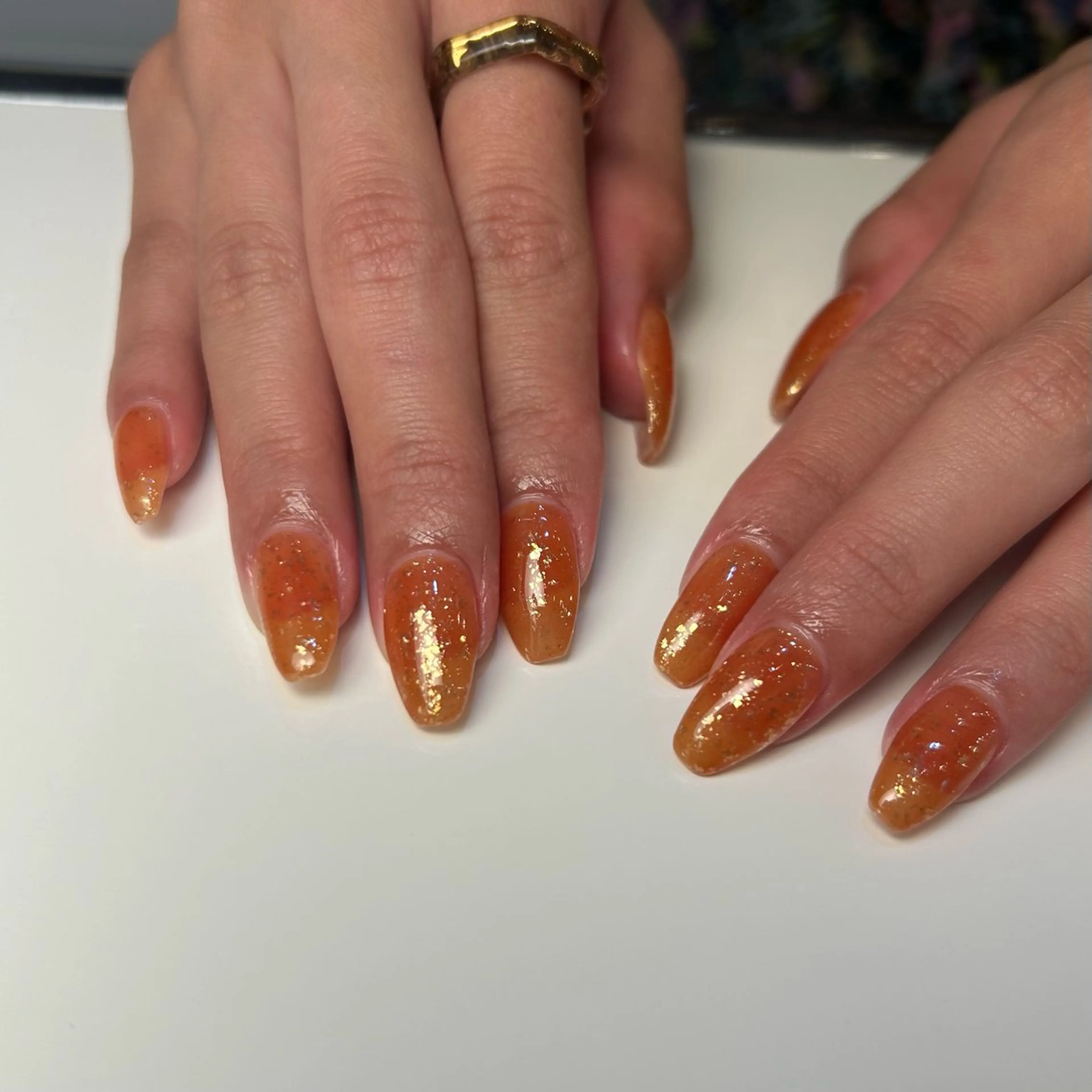 ネイル ラメ(グリッター) ワンカラーネイル Yumi 広尾|恵比寿ネイルのネイルデザイン