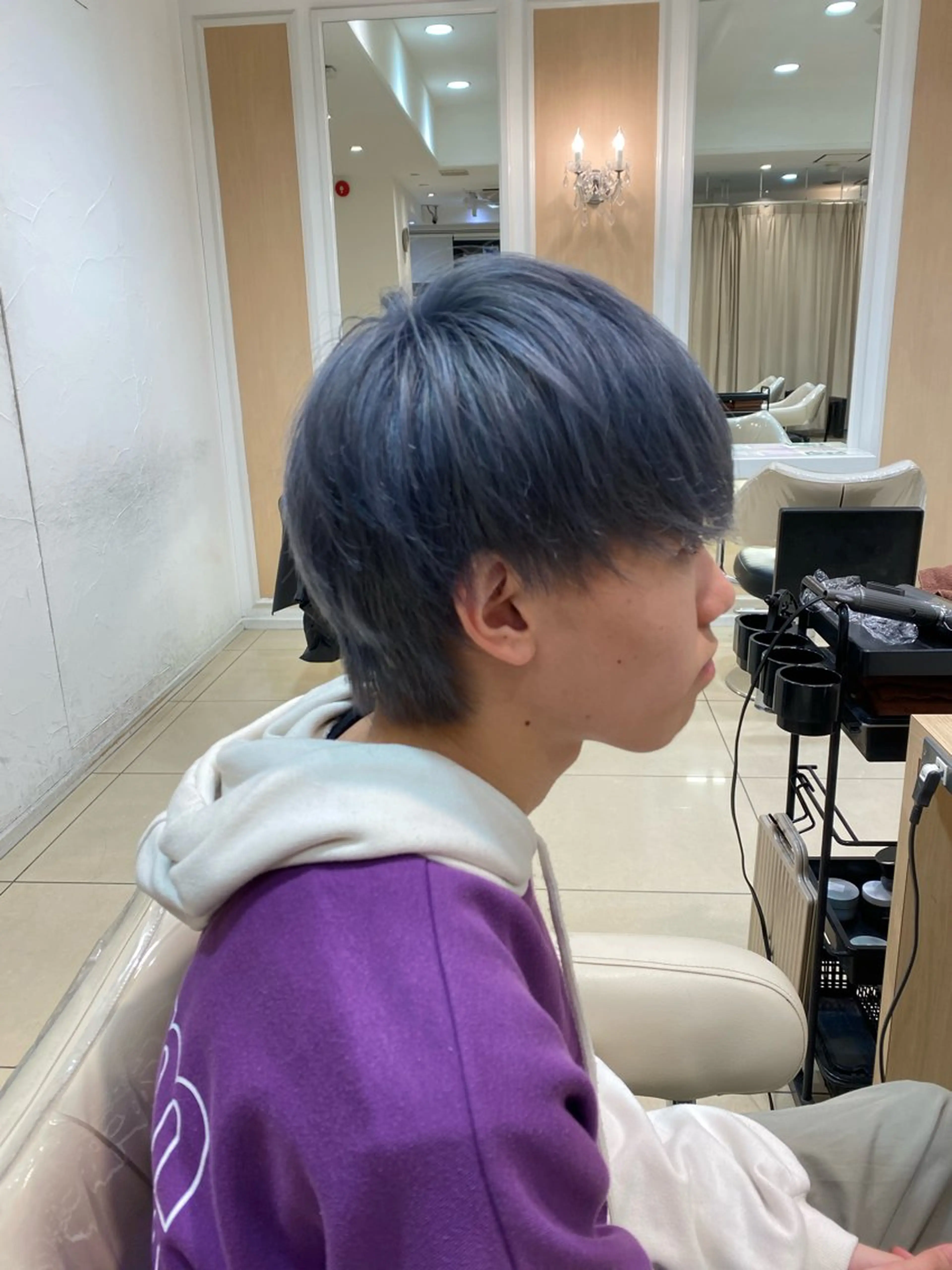 ショート カラー メンズ カット ヘアカラー メンズ特化型美容師 栗山勇人のヘアスタイル