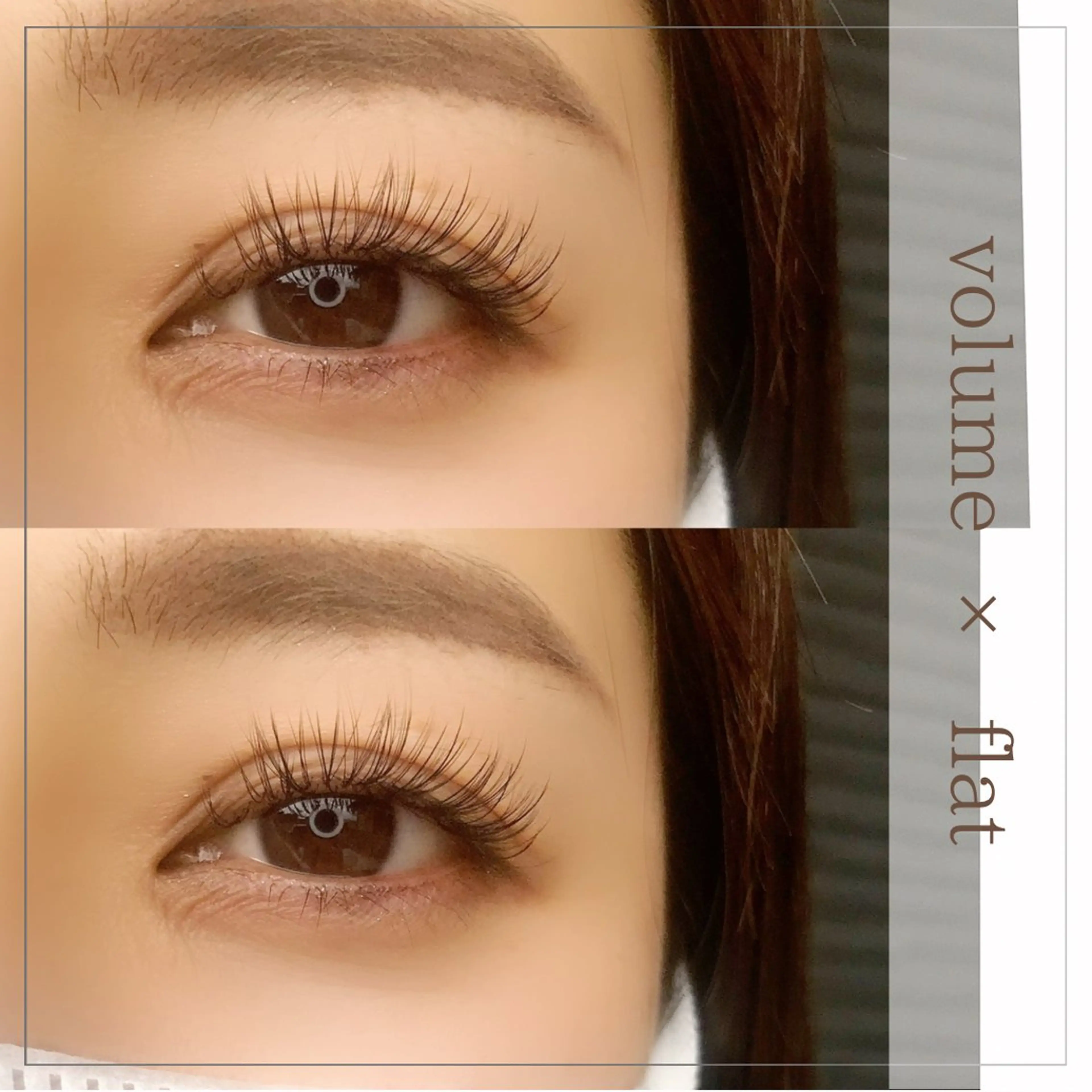 オーダーメイドメニュー　フラットラッシュ・ボリュームラッシュMIX オフ込［お支払い現金のみ］の写真