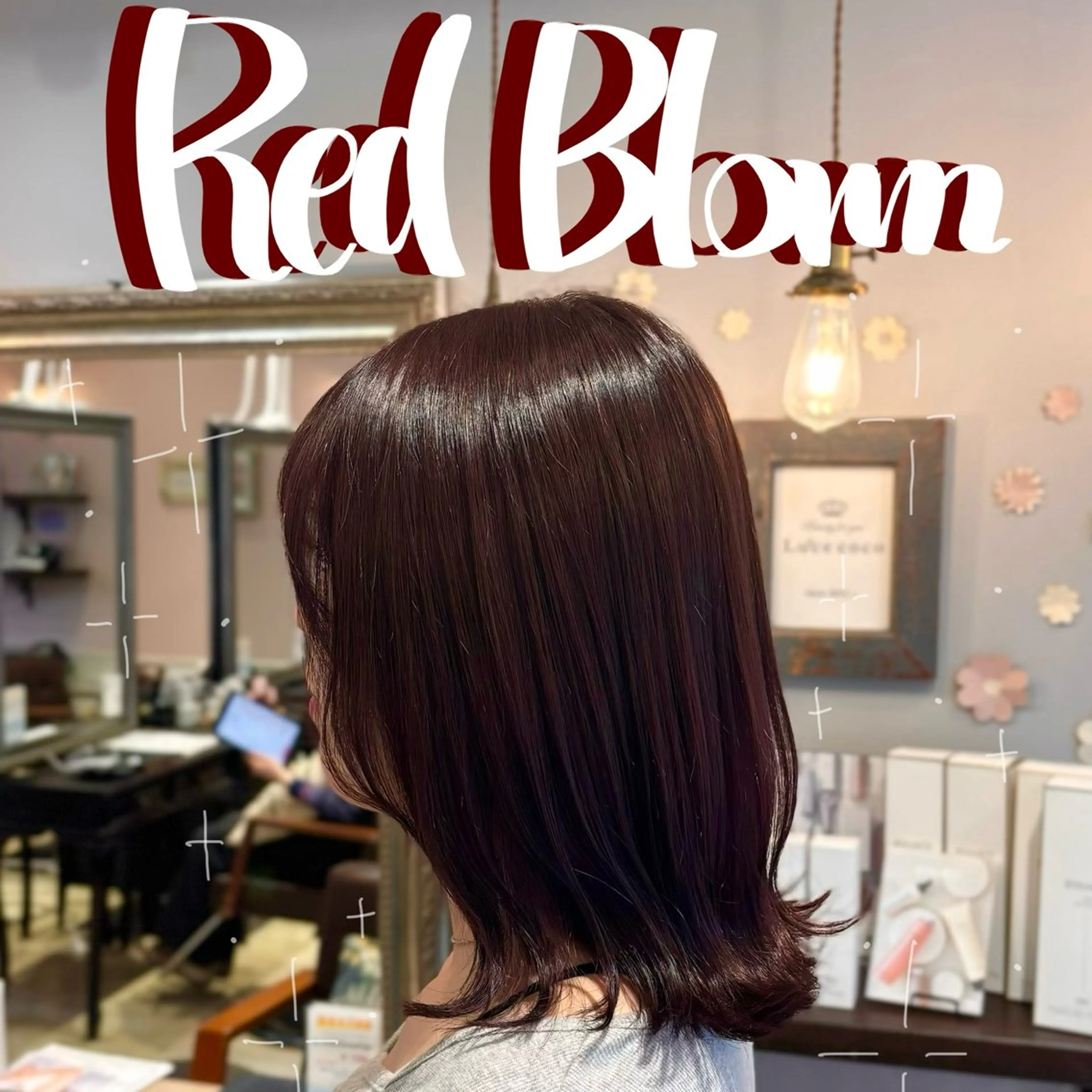 ミディアム カラー カット ヘアカラー 🌱なゆみ🌱透明感 /ナチュラル/高宮のヘアスタイル