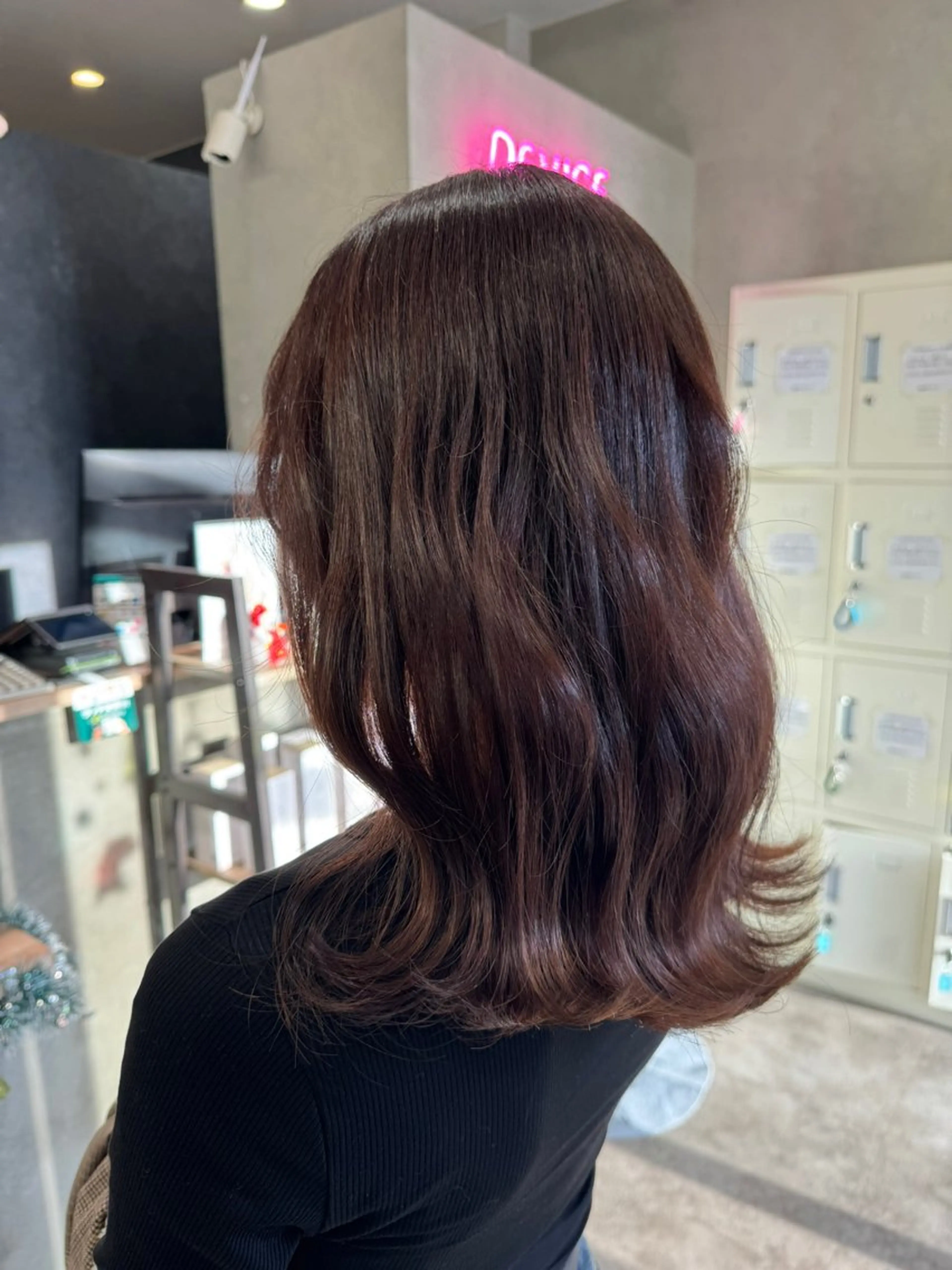 セミロング カラー ヘアアレンジ カット ヘアカラー トリートメント 💫きたはら りおん💫のヘアスタイル