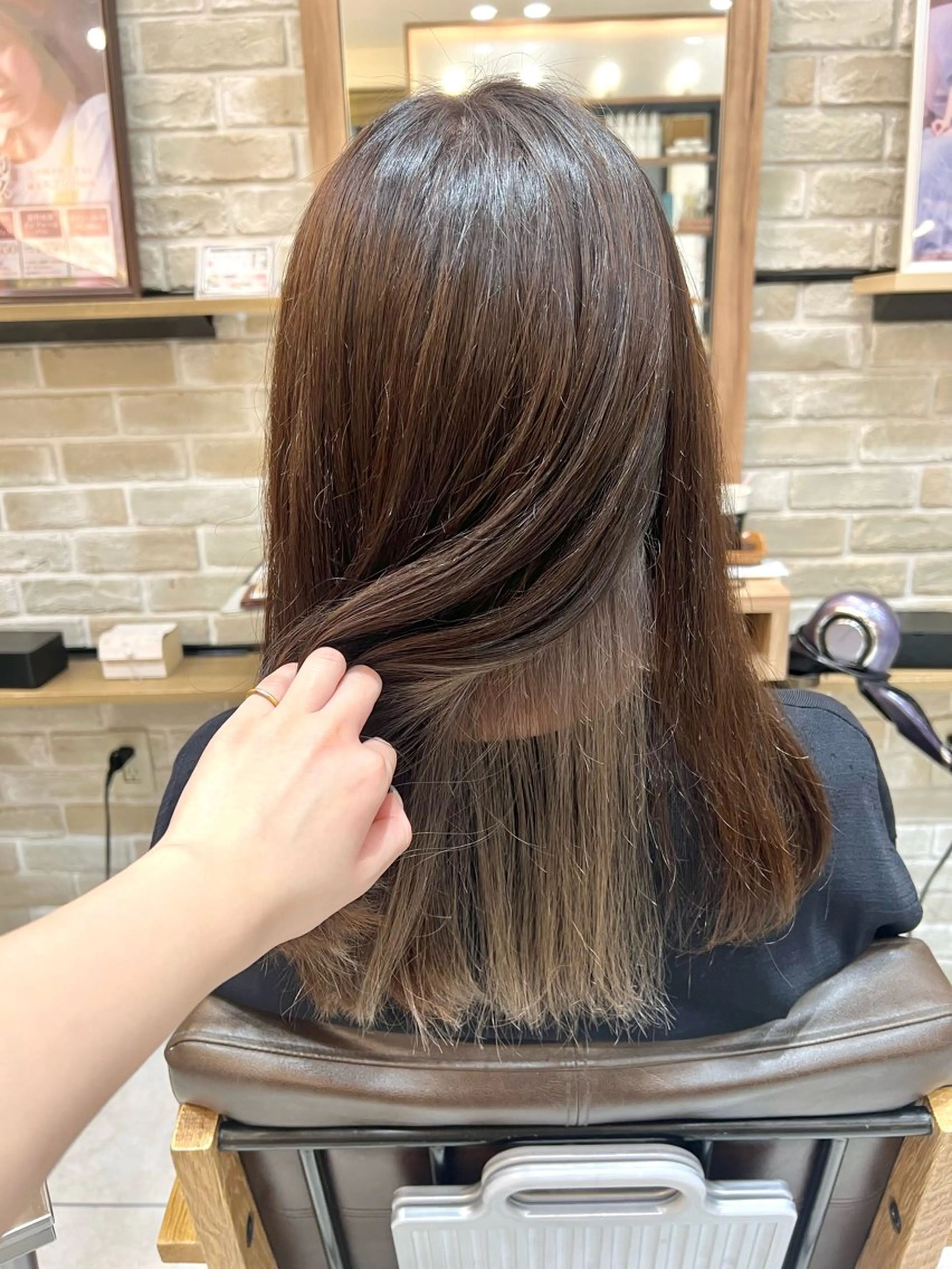 カラー インナーカラー 似合わせスタイル🫧 木村夏暢のヘアスタイル