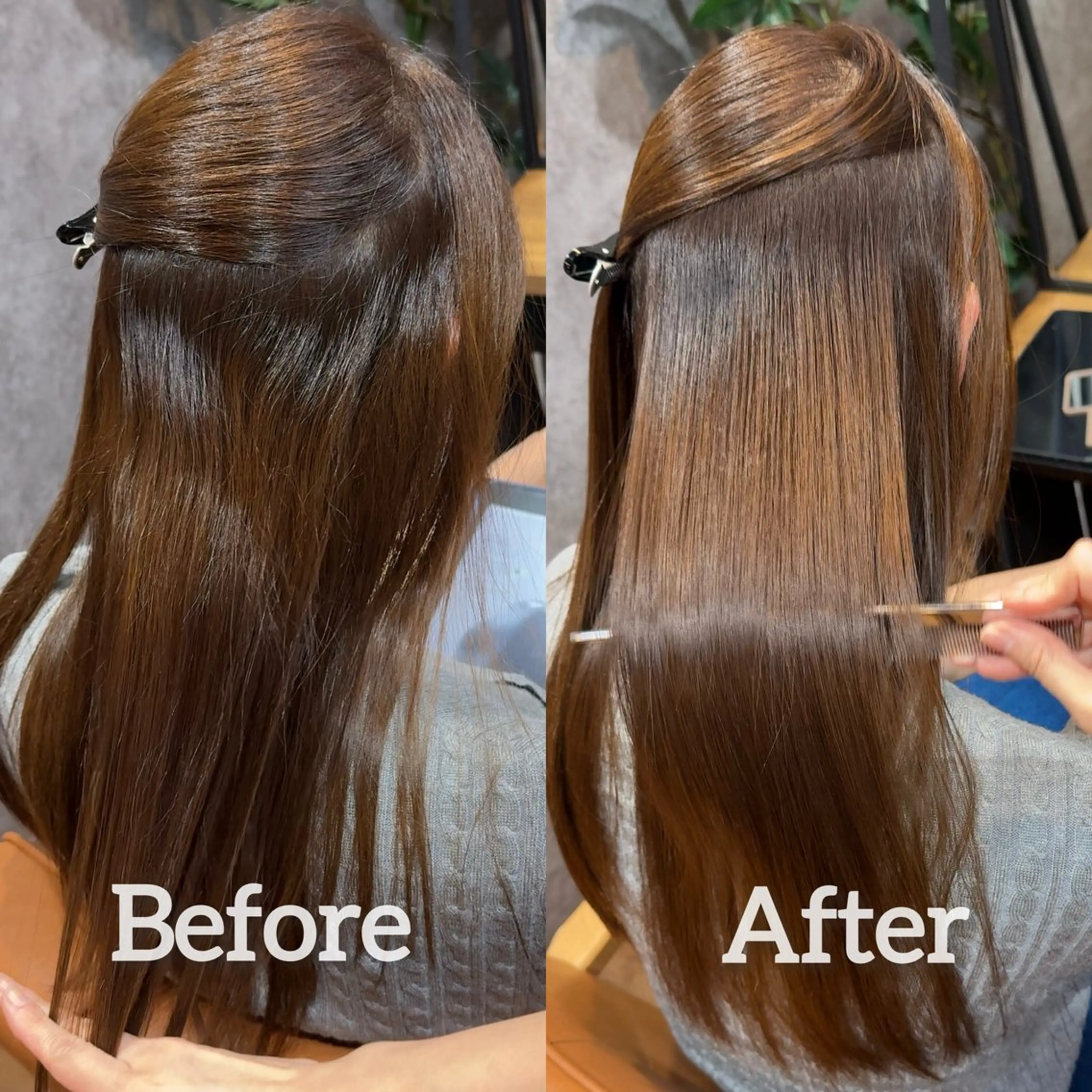 ロング カット 縮毛矯正 トリートメント cocoa【ココア】船橋所属・Cocoa船橋🦄 chinamiのヘアスタイル