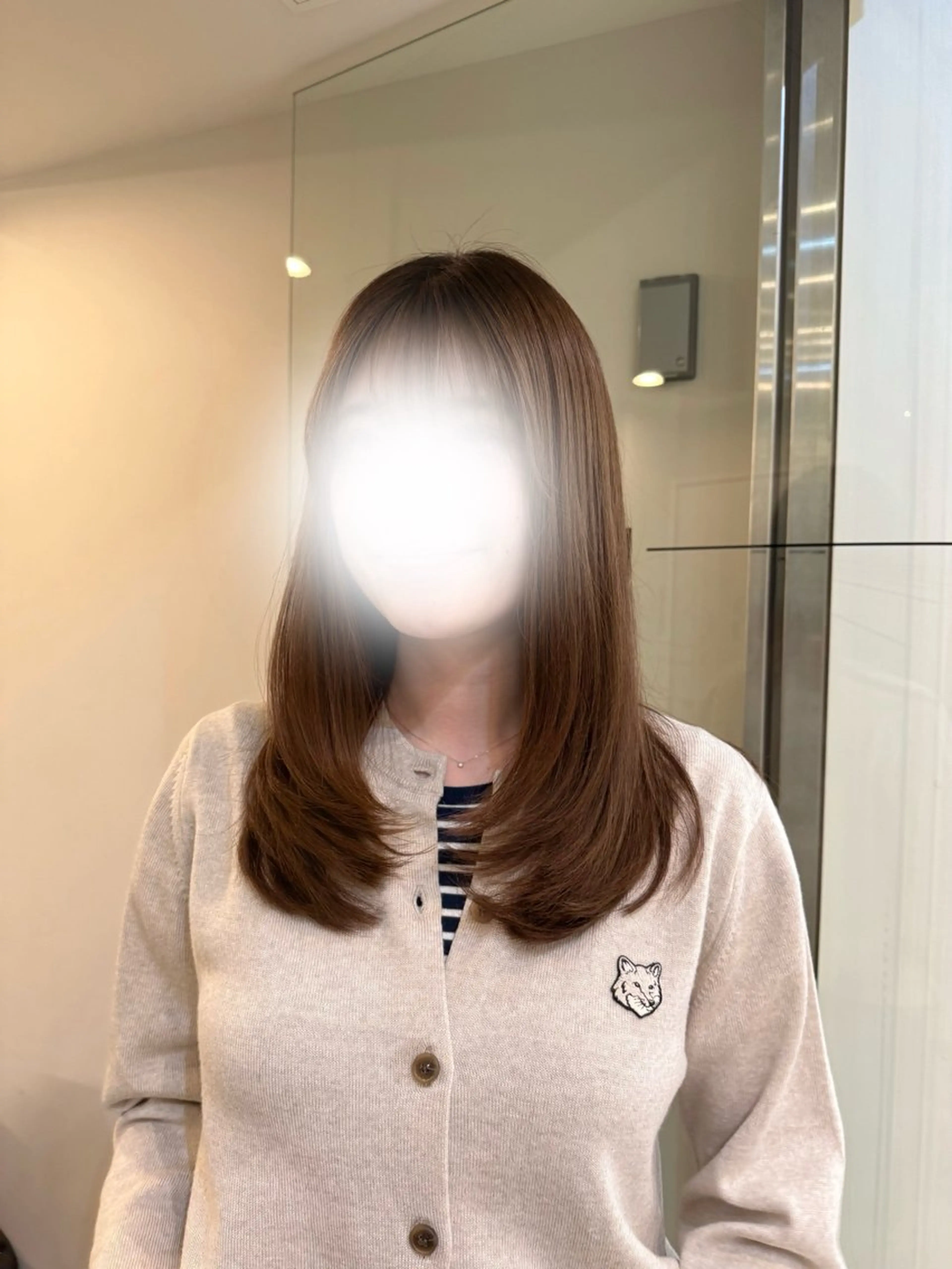 ロング レイヤーカット カット ヘアカラー トリートメント レイヤーカット🦢 sayaのヘアスタイル