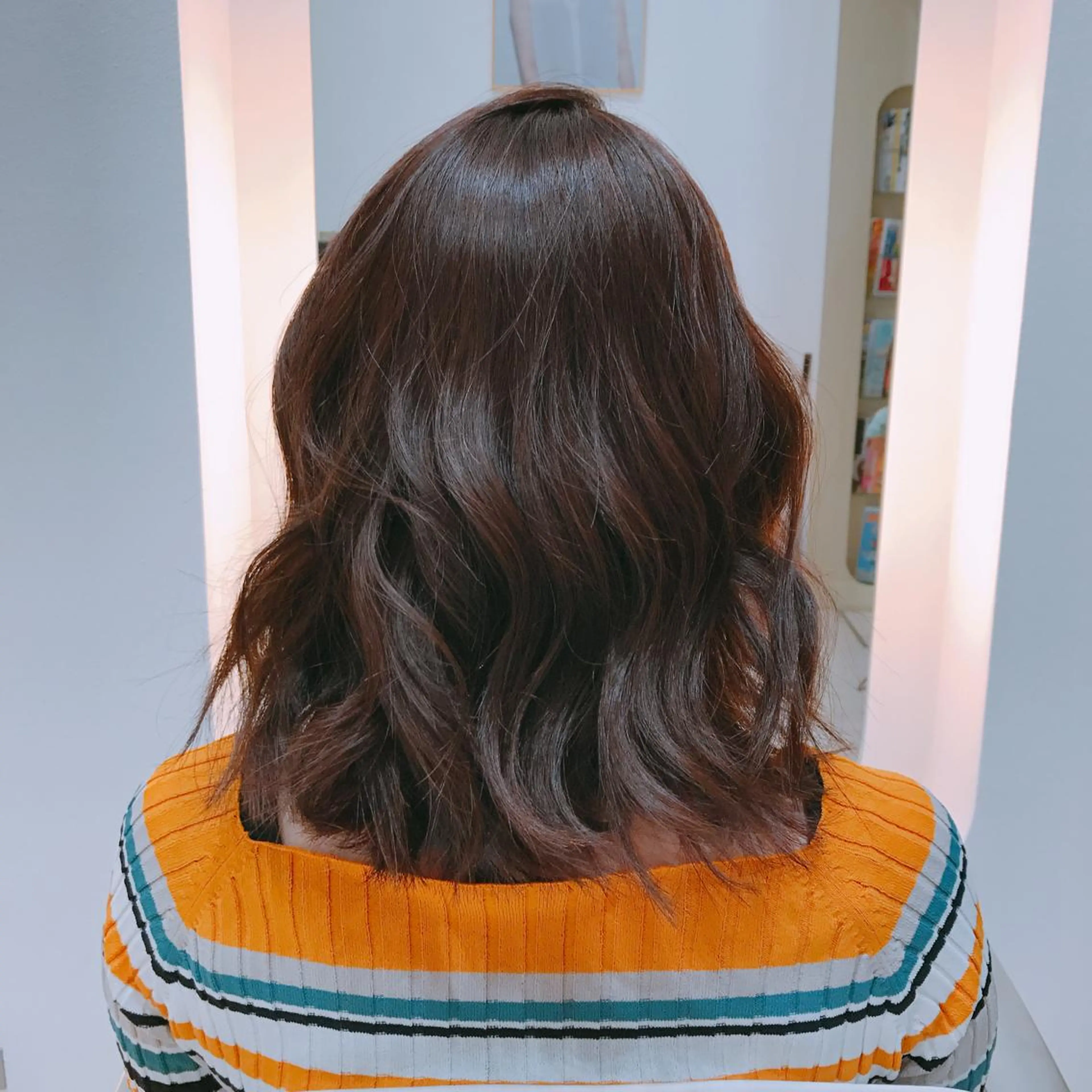 ミディアム カラー ハイライトカラー ハイライト ヘアカラー 河原町/艶髪/西田 晴香のその他イメージ