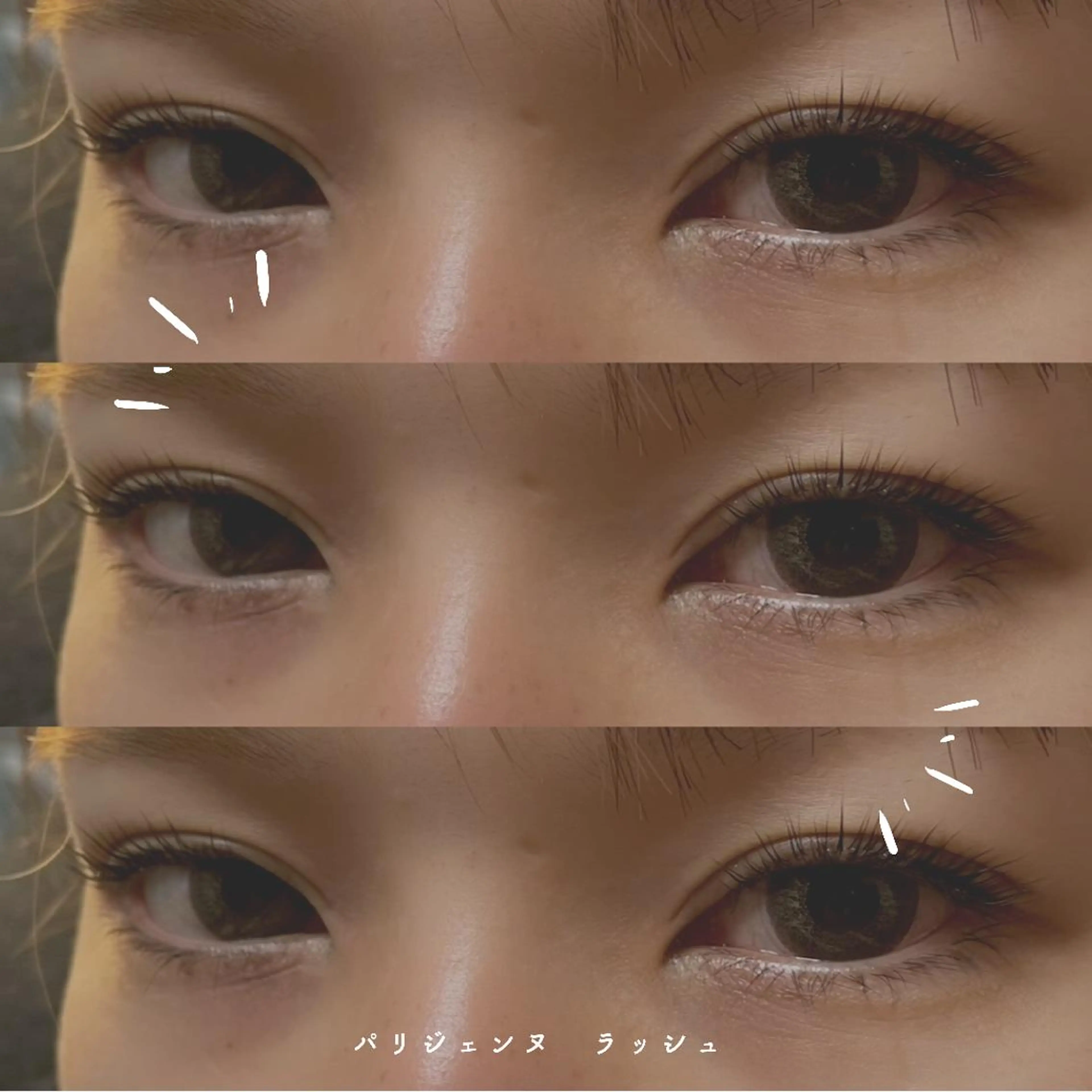 マツエク・マツパ パリジェンヌラッシュリフト double ⭐︎のマツエク・マツパデザイン