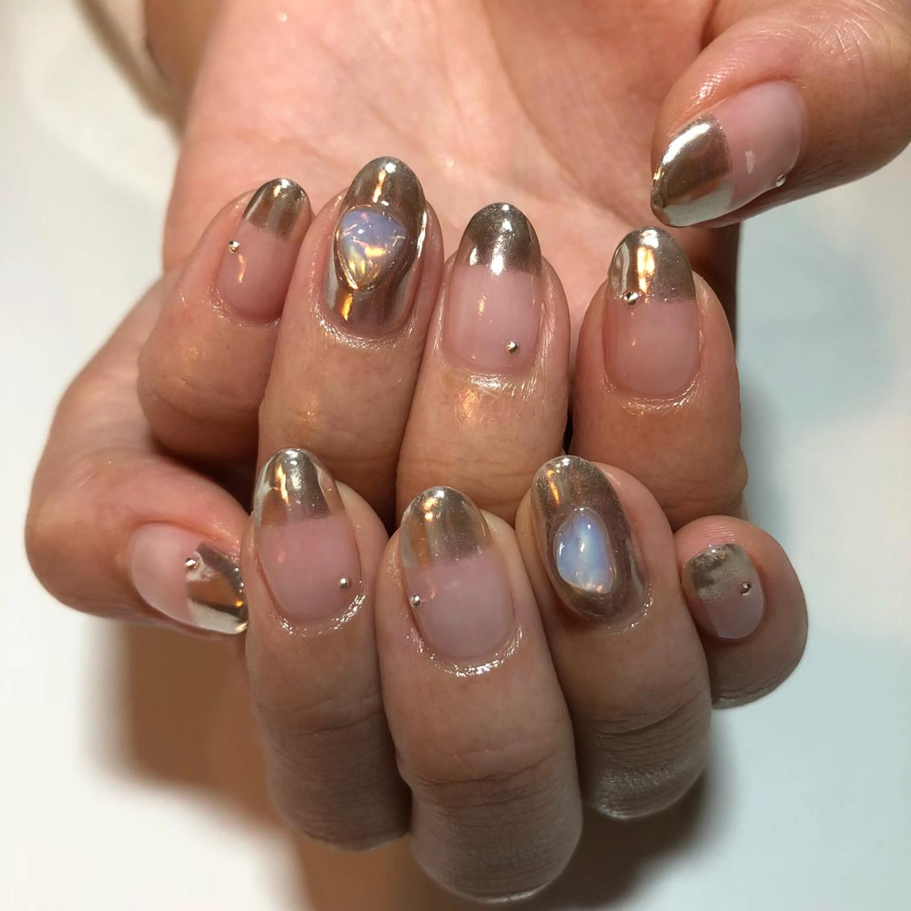 ネイル ミラーネイル g-up nail所属・米田 律子のネイルデザイン