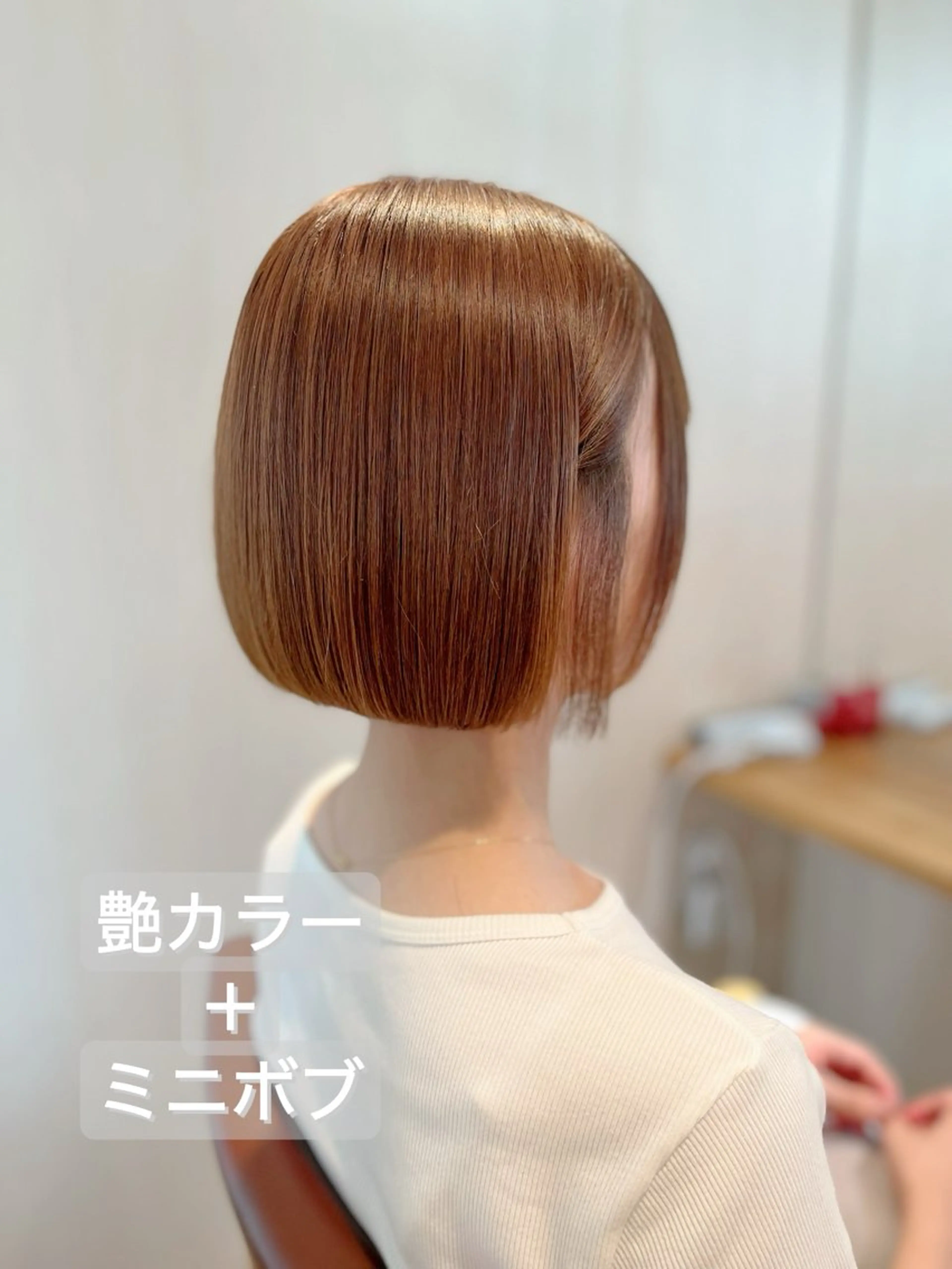 ショート カラー ショートボブ 丸みショート 透明感カラー ボブ ショートヘア カット ヘアカラー 🌷ナチュラル/ 似合わせ🌷長岡のヘアスタイル