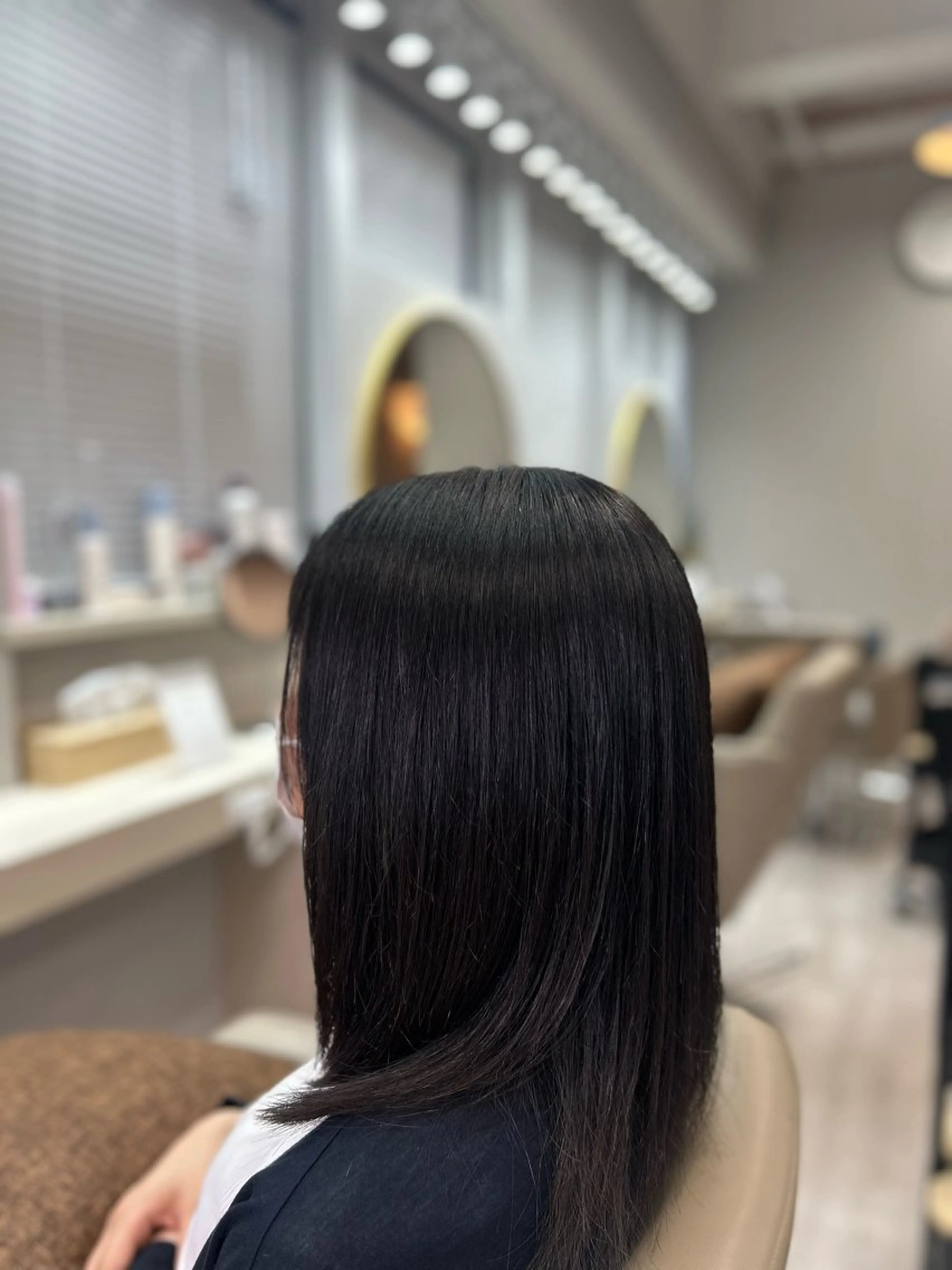 セミロング カット トリートメント 池田 太一のヘアスタイル