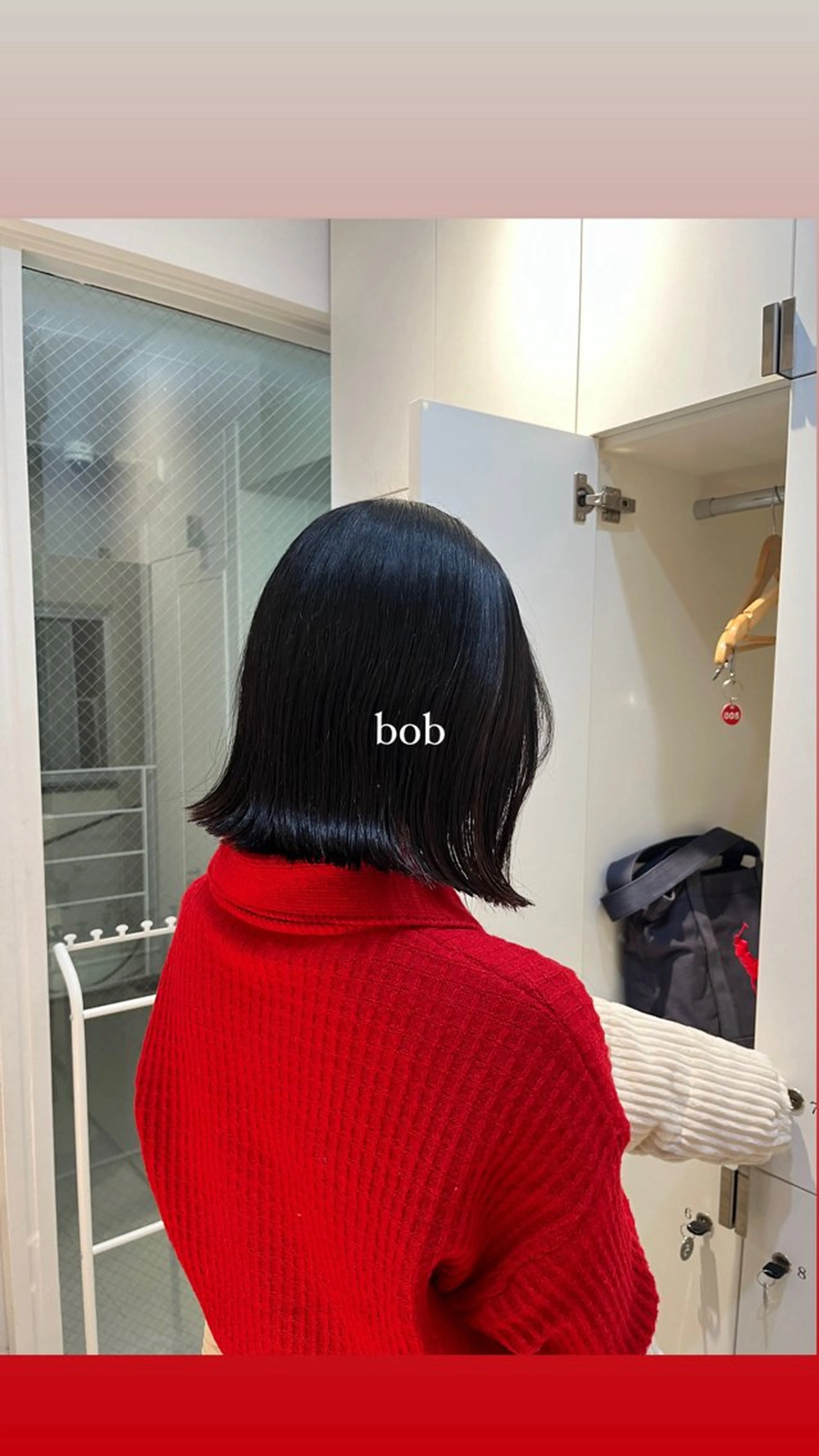 ミディアム 切りっぱなしボブ ボブ MAYU/ハイトーン /レイヤーカットのヘアスタイル