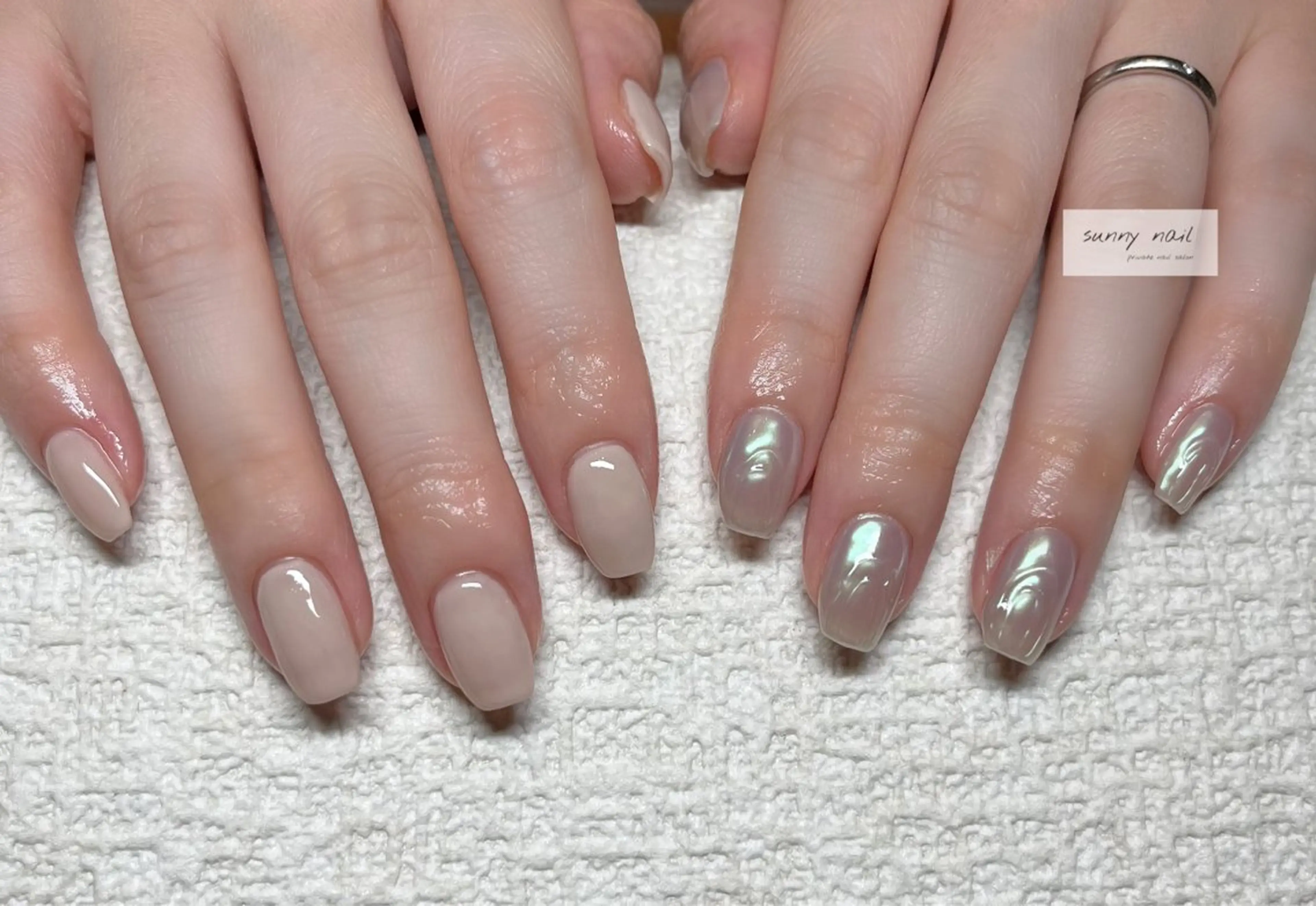 ネイル オーロラネイル sunny nailのネイルデザイン