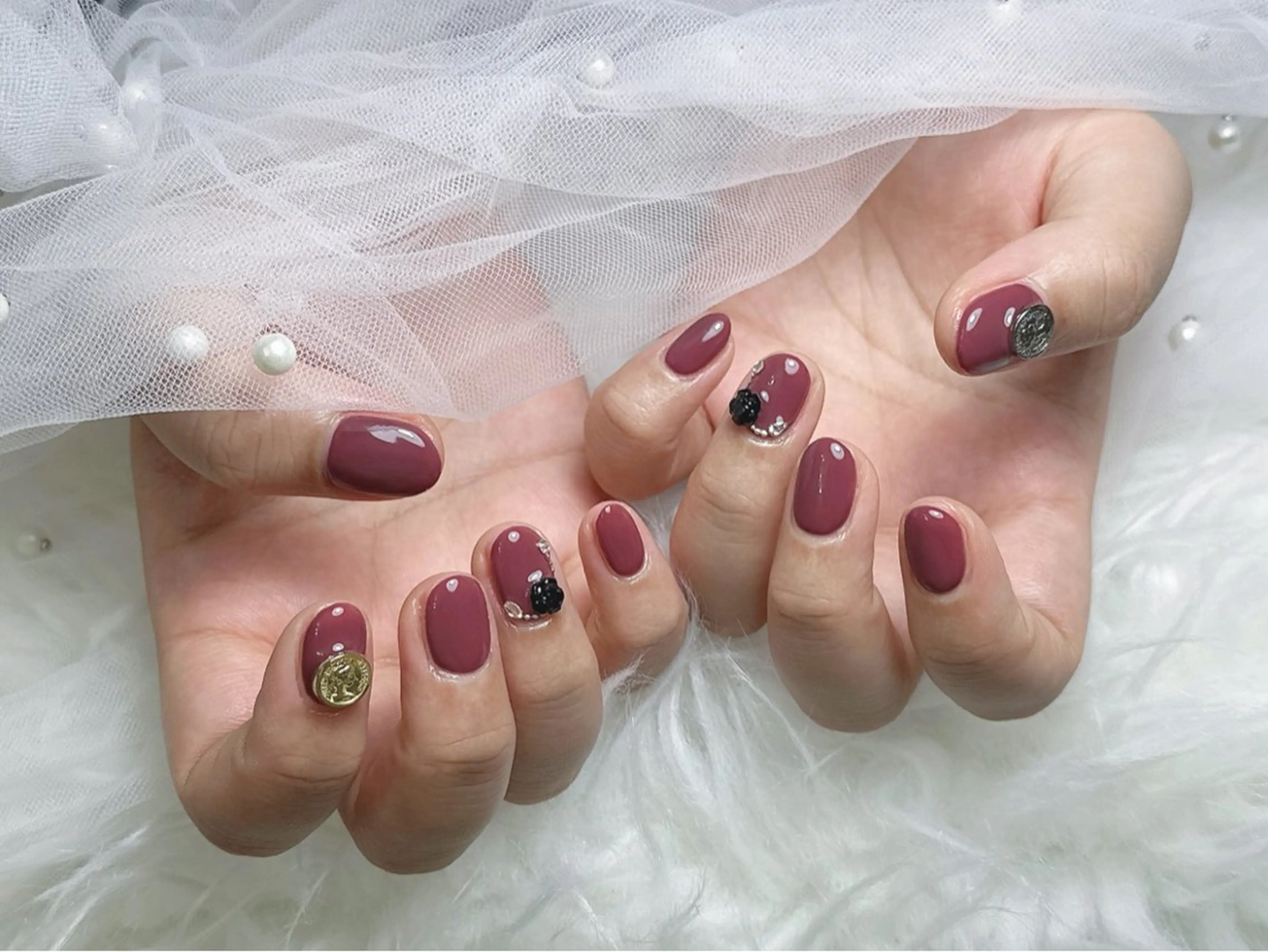 ネイル ハンドネイル 【Eclat ｴｸﾗ】nail＆beauty所属・Eclat〔ｴｸﾗ〕 MOEKA𝜗𝜚*のネイルデザイン