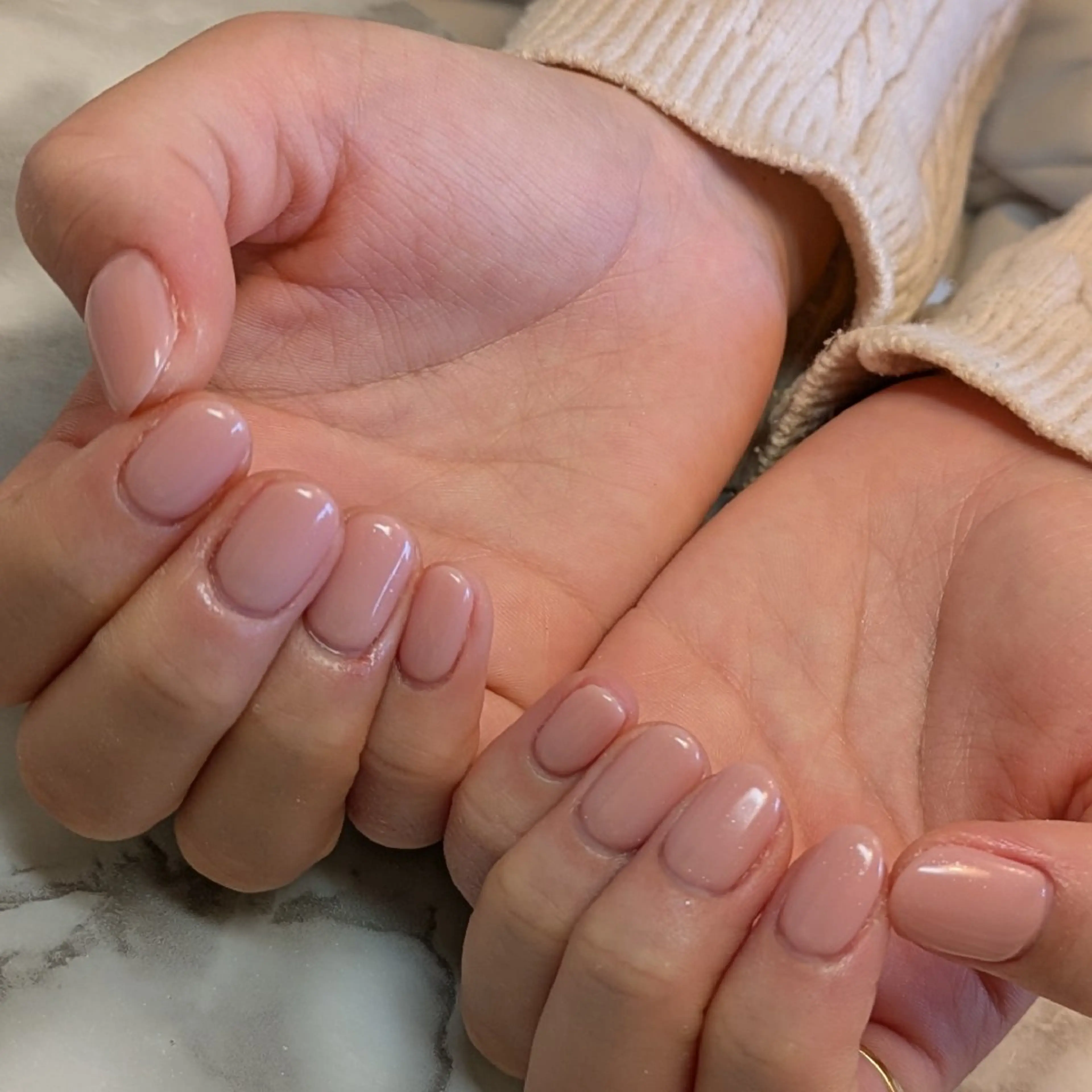 ネイル ワンカラーネイル ジェヌインネイル 河内のネイルデザイン