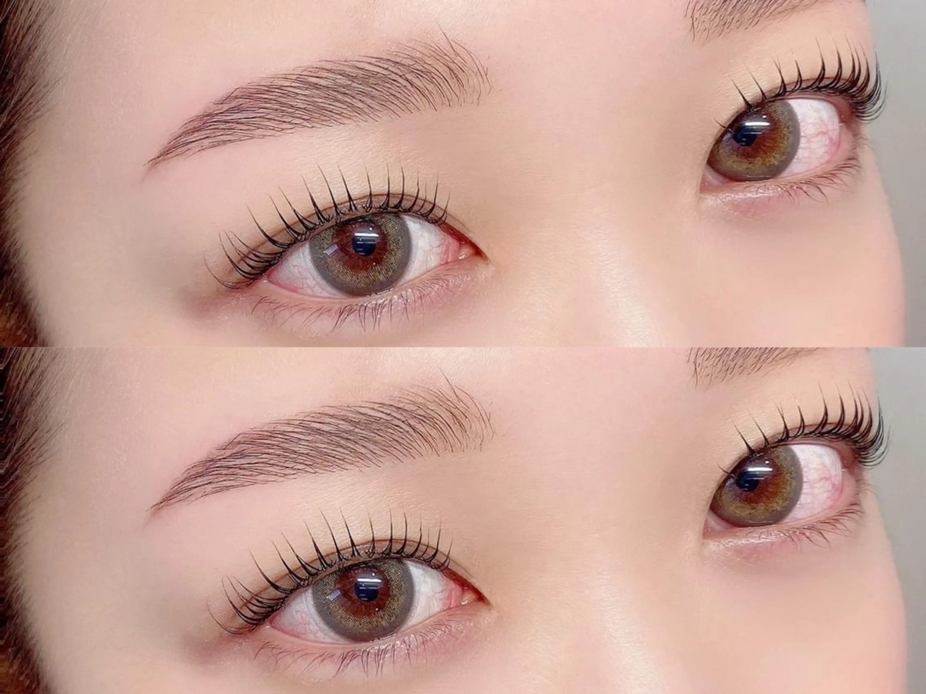 マツエク・マツパ 束感まつ毛 韓国風マツエク パリジェンヌラッシュリフト まつげパーマ 下まつげエクステ まつ毛/眉毛 Cil 中崎町🌿の眉毛・アイブロウイメージ