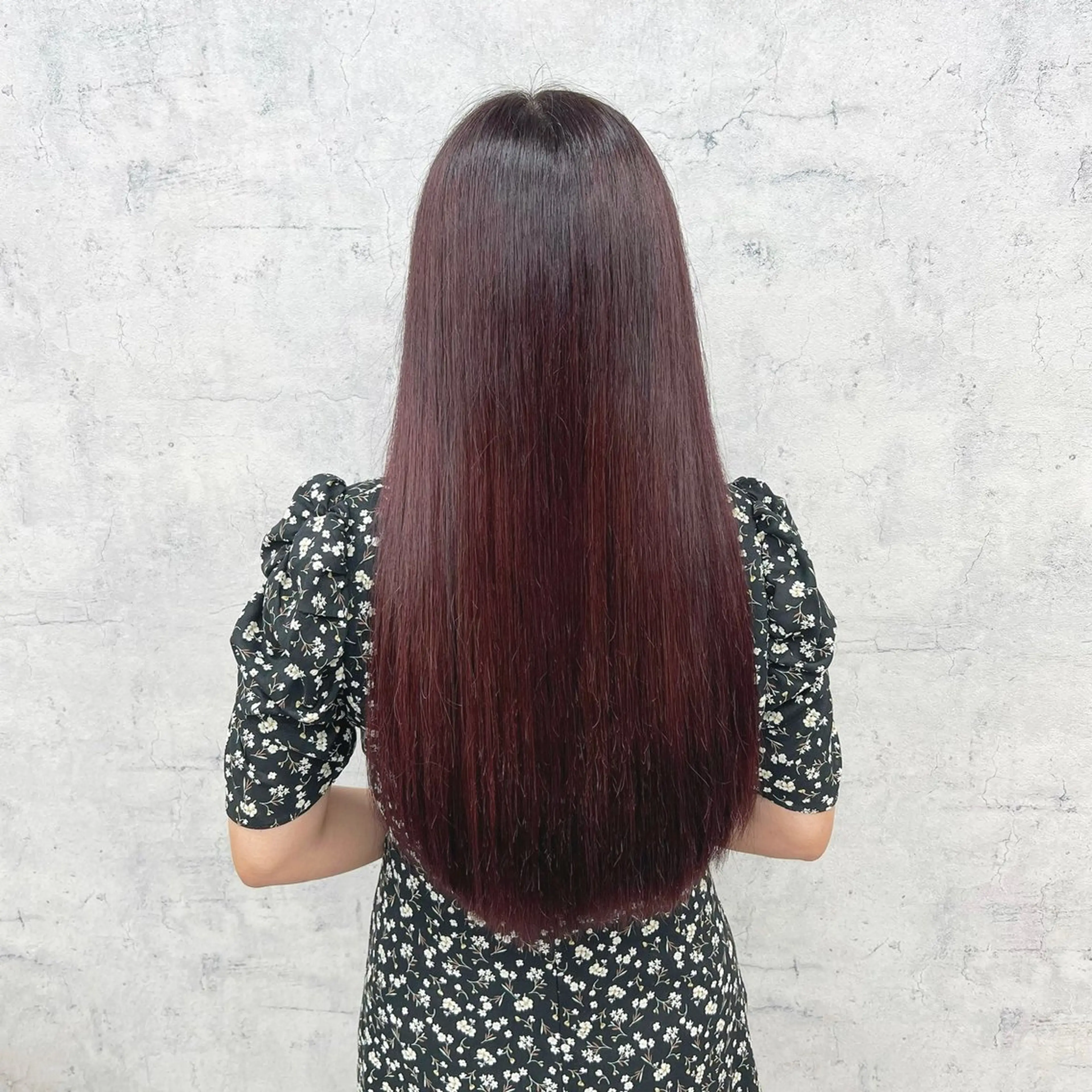 ロング カラー カット ヘアカラー JUNSHIN🦋 ヘアセット／カラーのヘアスタイル