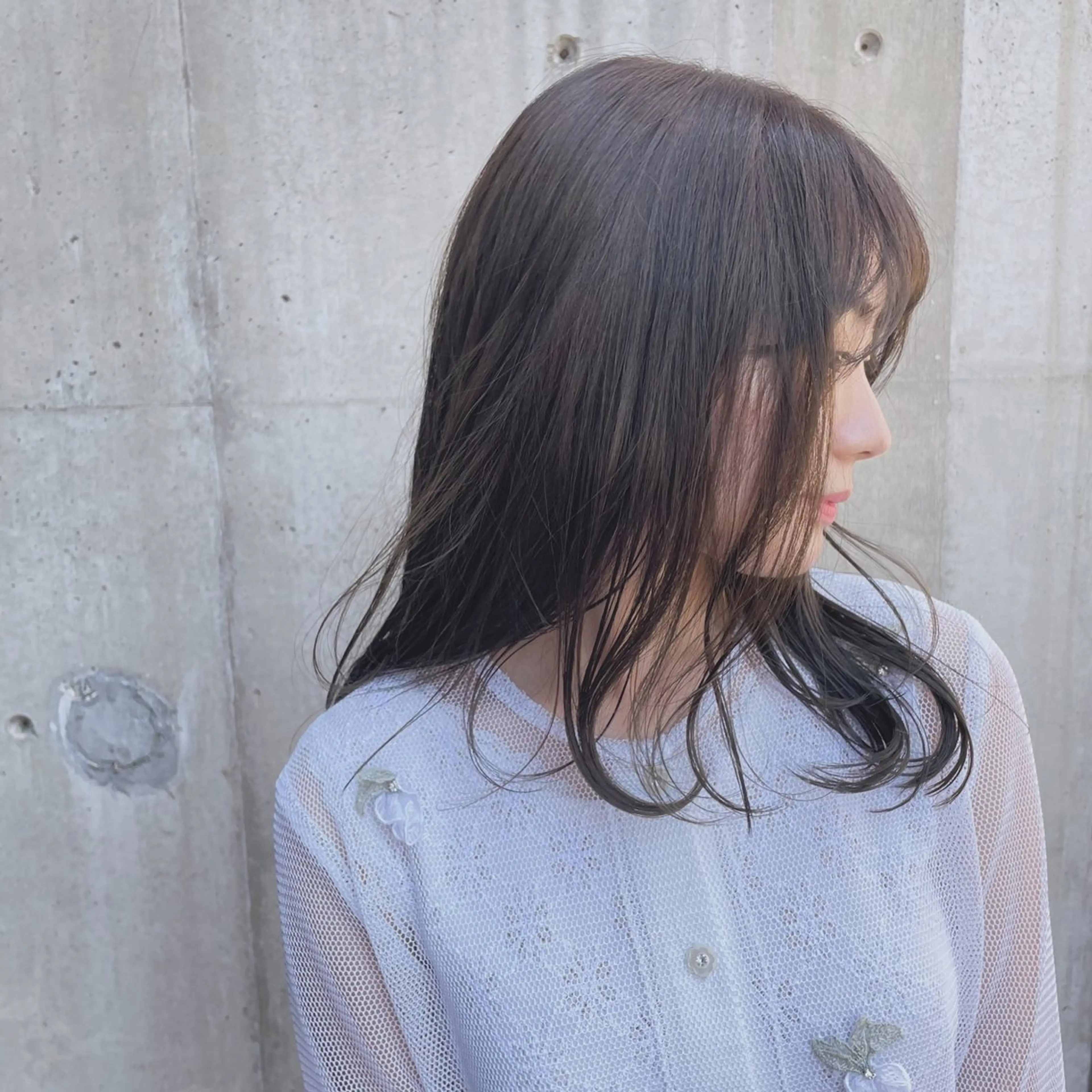 ミディアム カラー 透明感カラー グレージュ 髪質改善 カット ヘアカラー トリートメント 鎌田卓也/髪質改善 /透明感カラーのヘアスタイル