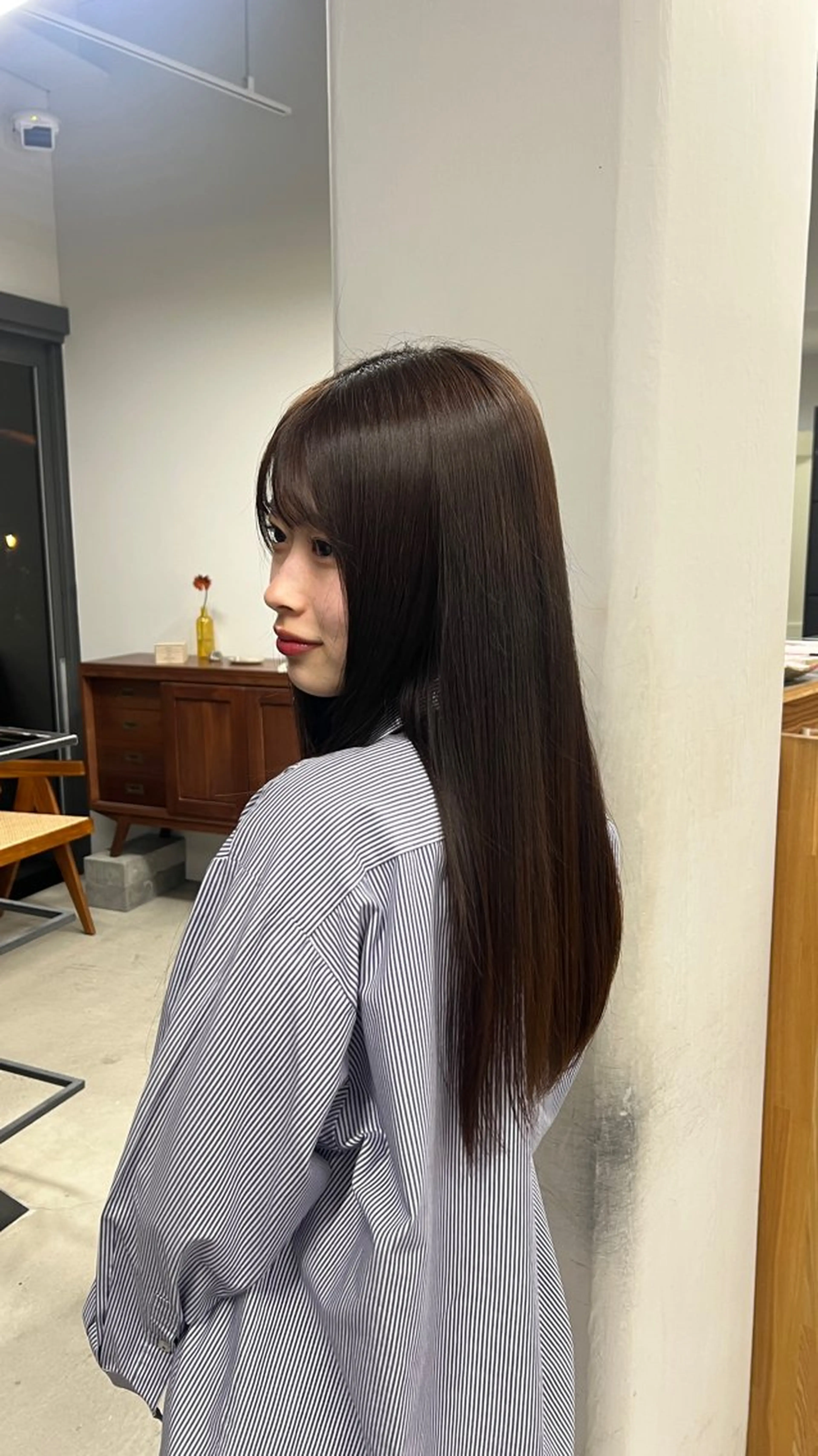 縮毛矯正の写真