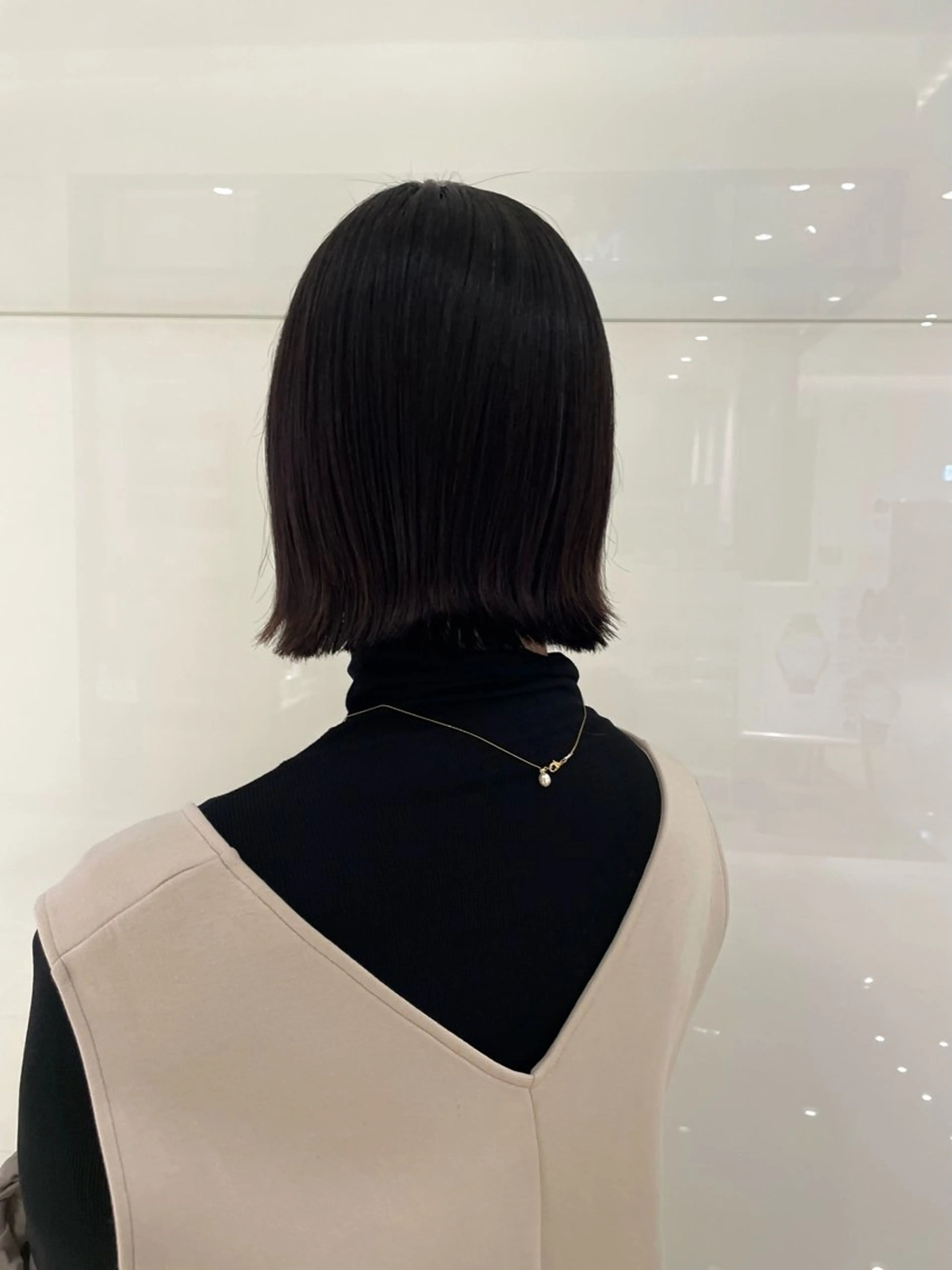 ミディアム ボブ 似合わせ♡レイヤー/ 暖色艶カラー/moeのヘアスタイル