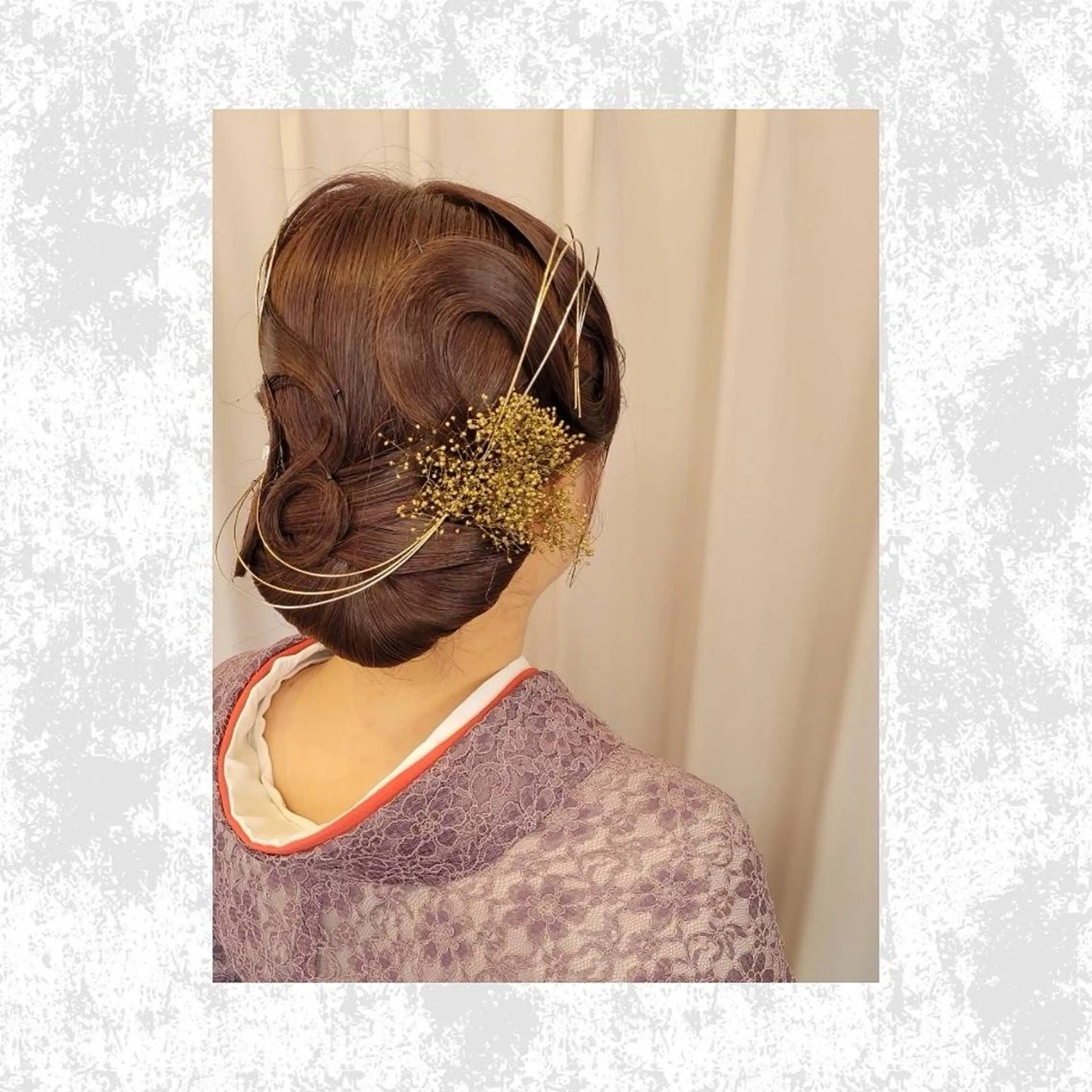 ロング ヘアアレンジ 卒業式のヘアスタイル ヘアセット SALON DE KIKUCHI 本店所属・菊池 栄里奈のヘアスタイル