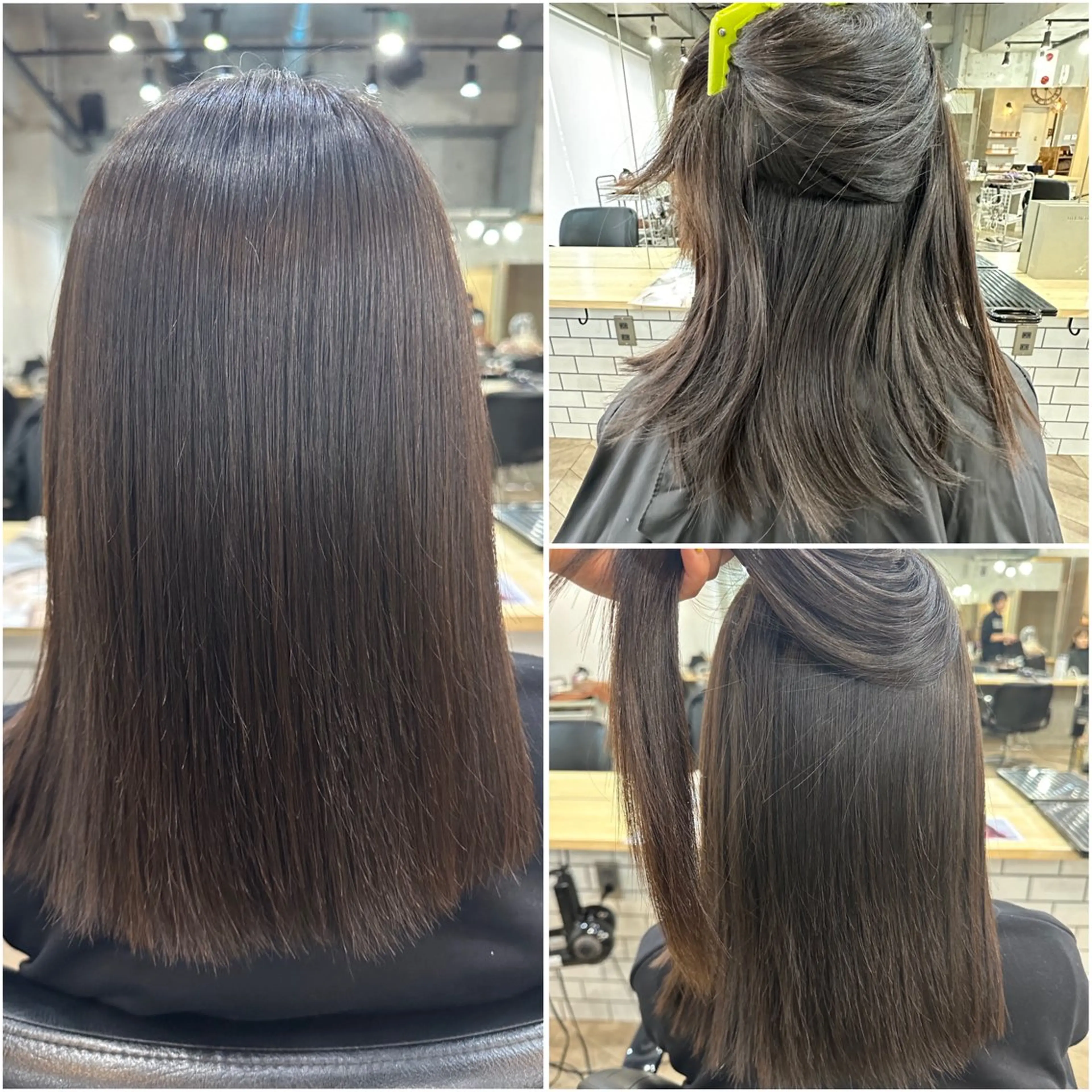 縮毛矯正 Angelica 内海  遥奈のヘアスタイル