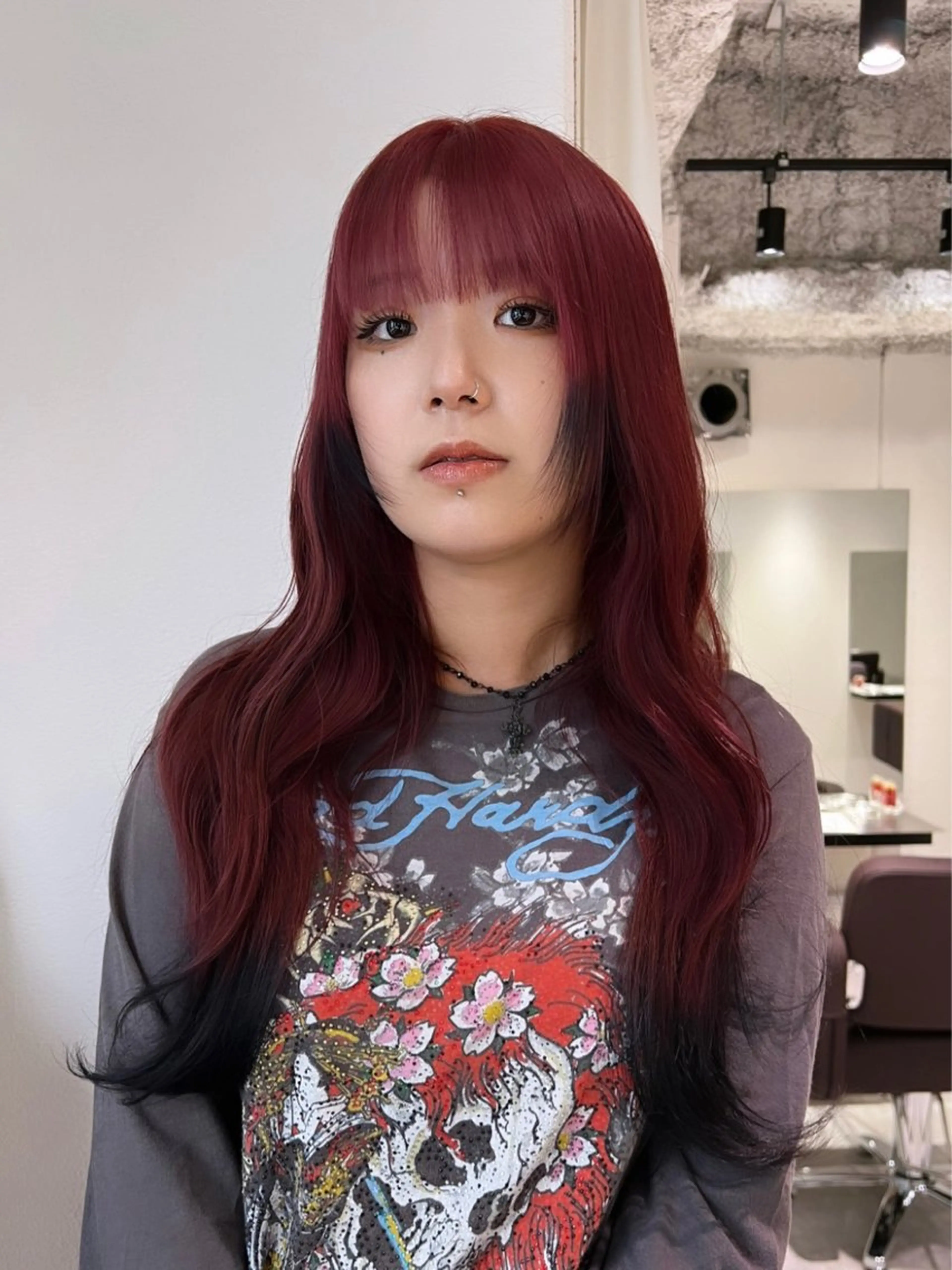 ロング カラー デザインカラー nendo_hair所属・ハイトーン/ボブ 🎀sonokaのヘアスタイル