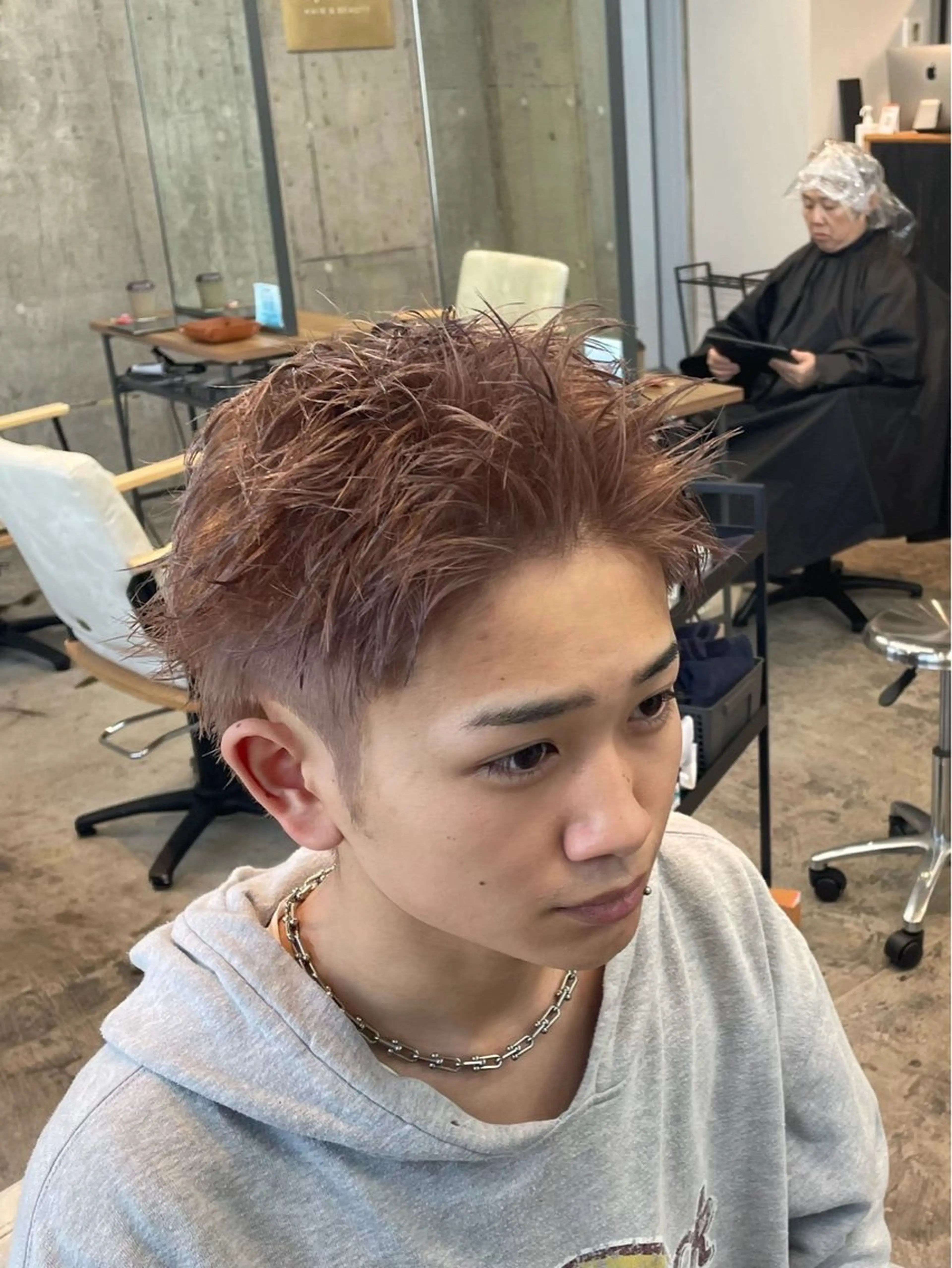 メンズ メンズショート ‪‪❤︎‬韓国レイヤ ー❤︎/saraのヘアスタイル