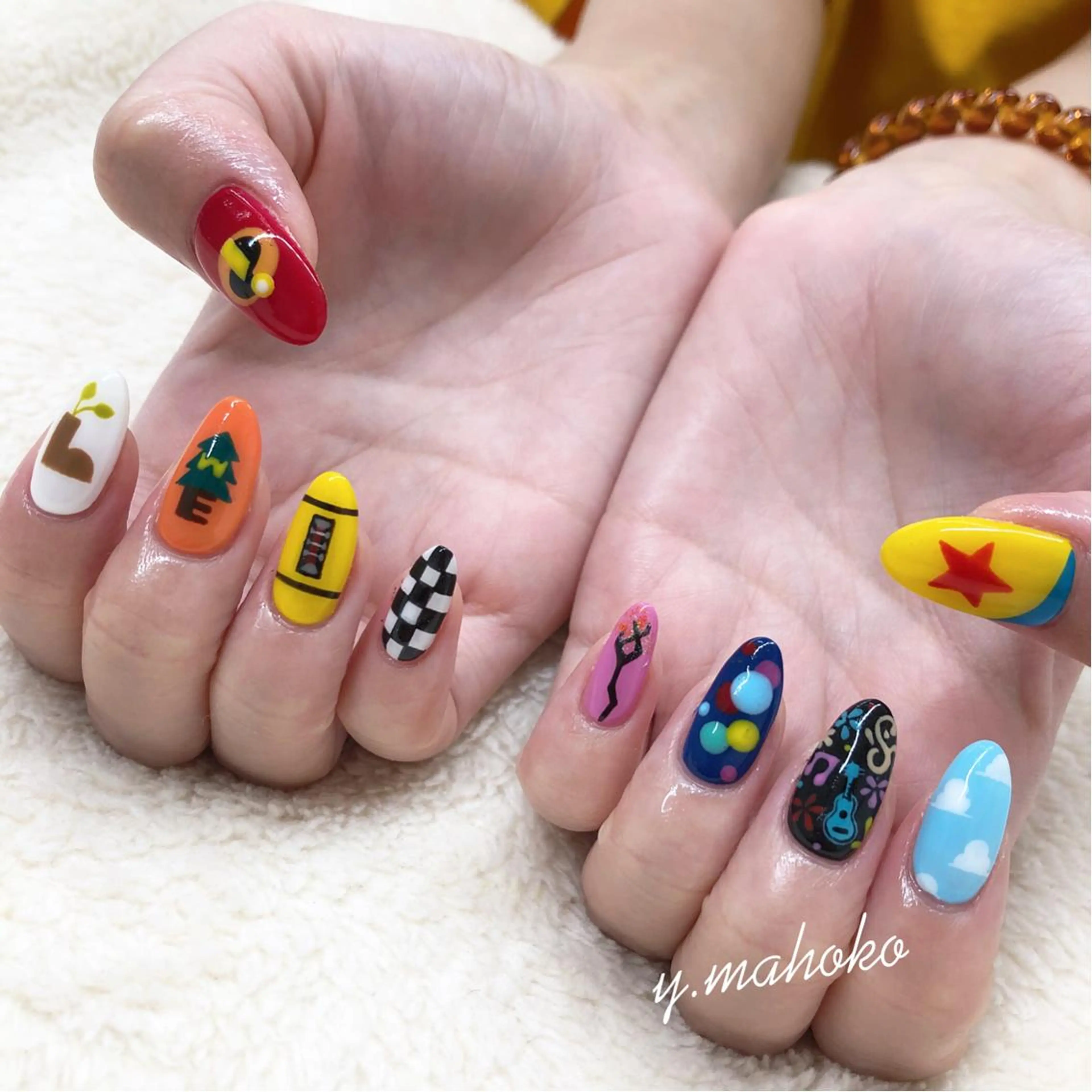 ネイル ハンドネイル She nail studio 原宿所属・パラジェル有/ スカルプ/mahoのネイルデザイン